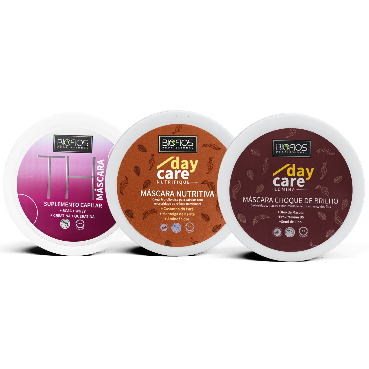 Kit Cronograma Capilar Day Care Crescimento (3 Produtos) - Biofios