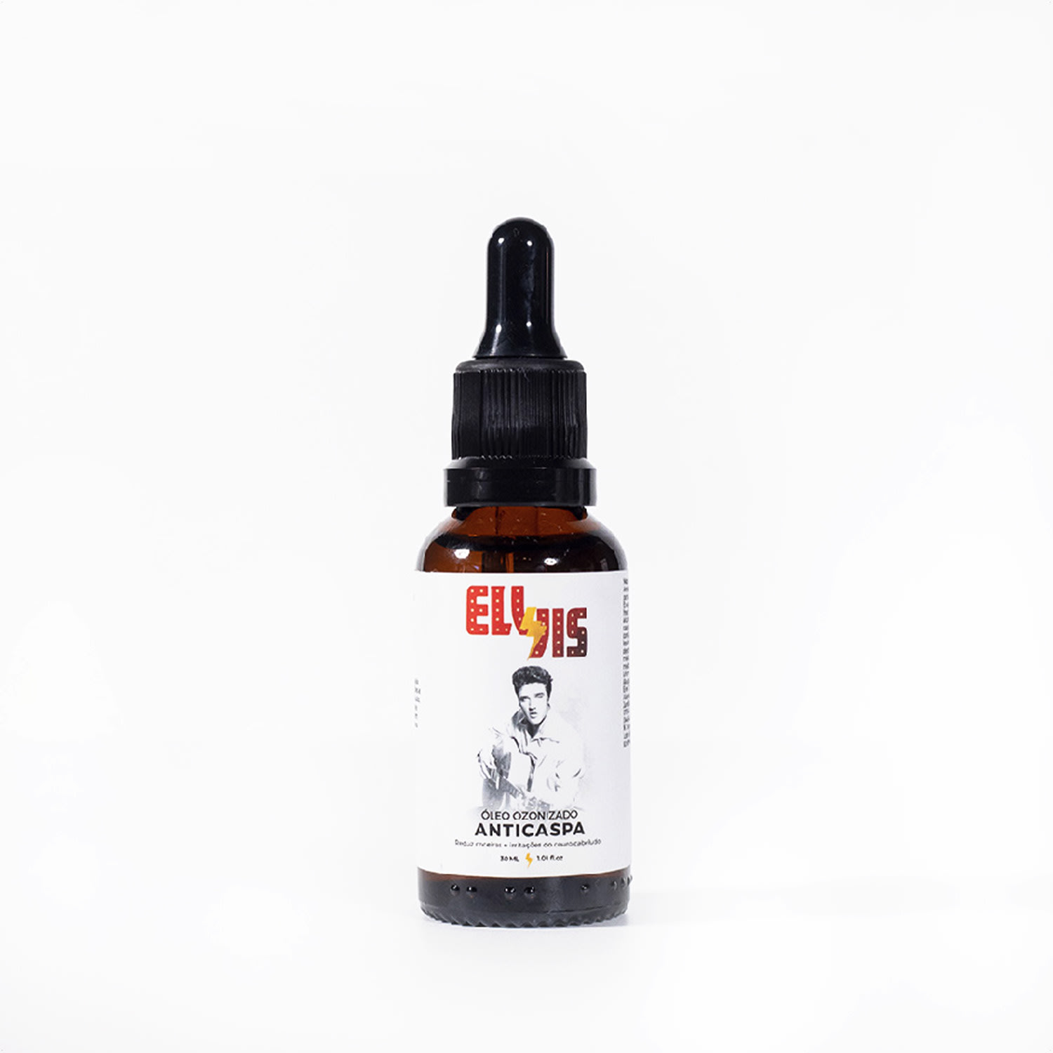 Óleo Ozonizado Tratamento Anticaspa 30ml - Elvis Presley - Viking