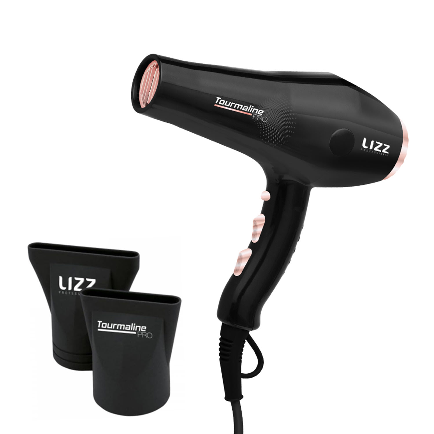 Lizz Professional Tourmaline Pro 220V 2400W – Secador de Cabelo