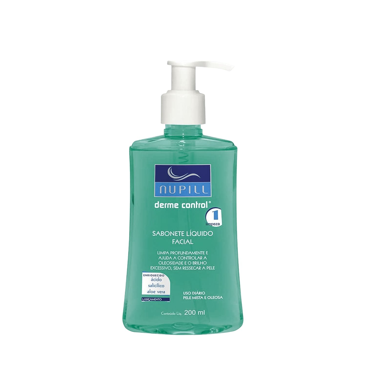 Nupill Derme Control - Sabonete Líquido Facial 200ml