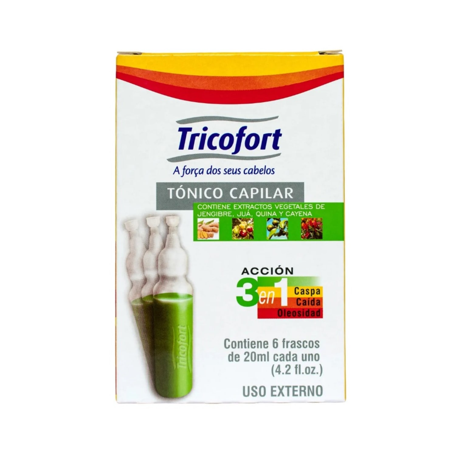 Tricofort - Tônico Capilar 6x20ml