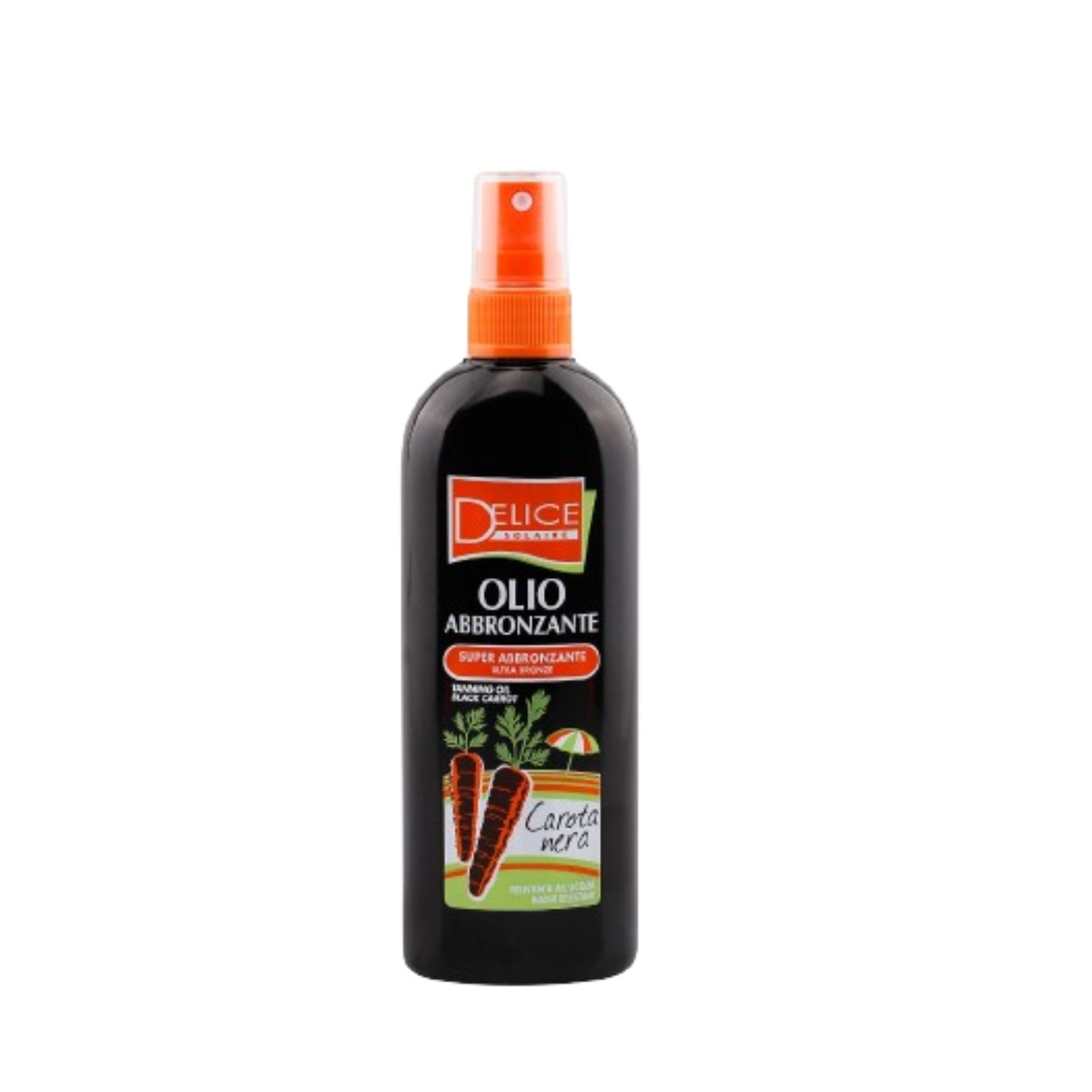 Delice Solaire Cenoura Negra - Óleo Bronzeador Spray 150ml