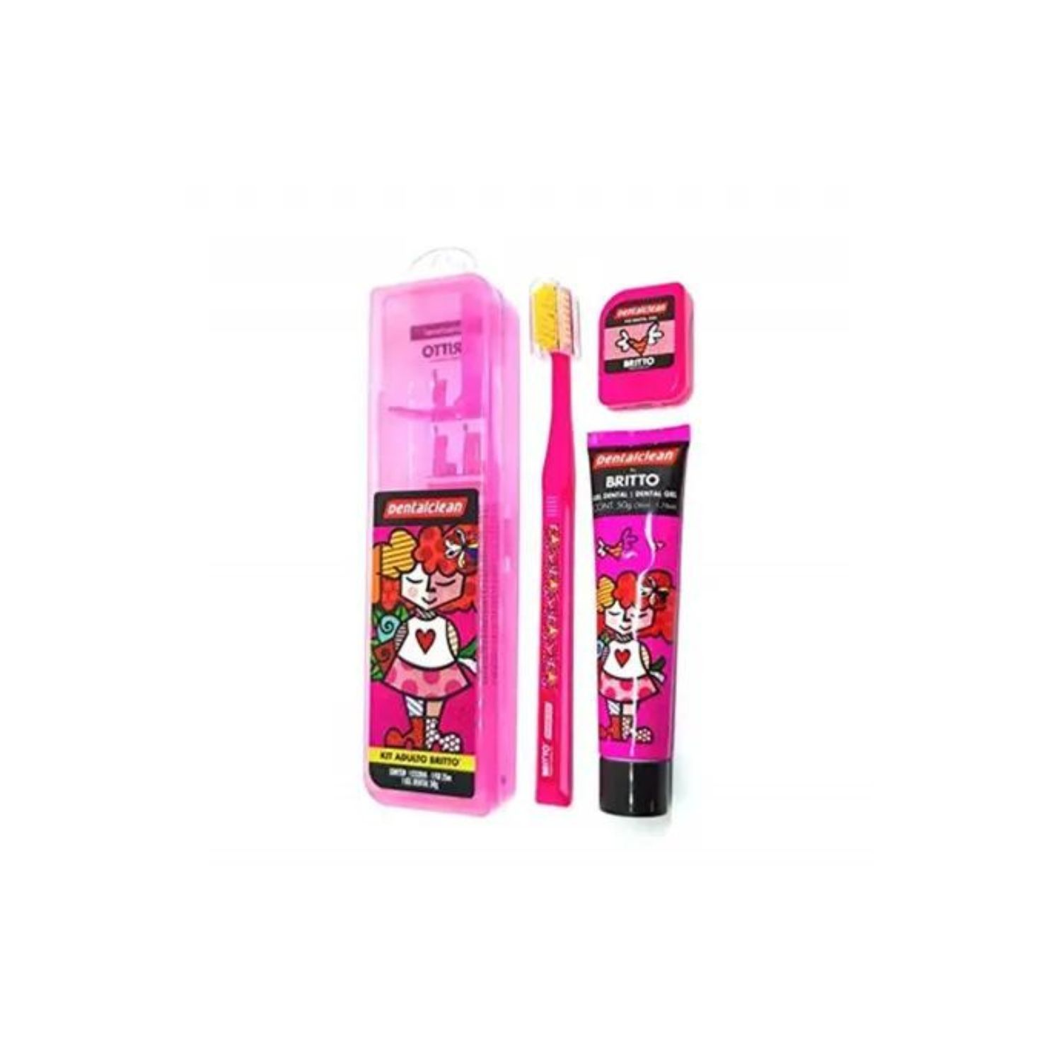 Kit Dentalclean Romero Britto (3 Produtos)