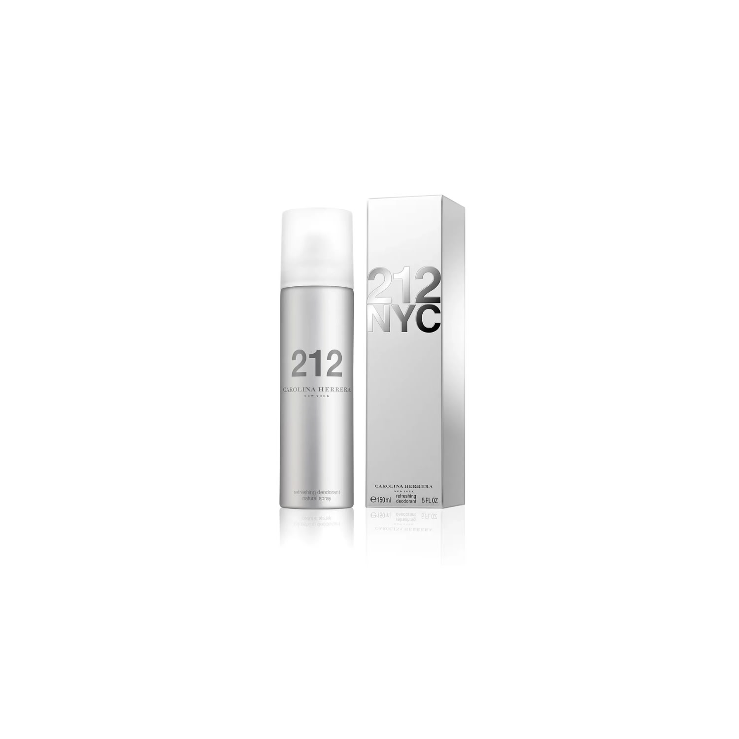 CAROLINA HERRERA 212 NYC EDT FEM 100ML + DEO 150ML