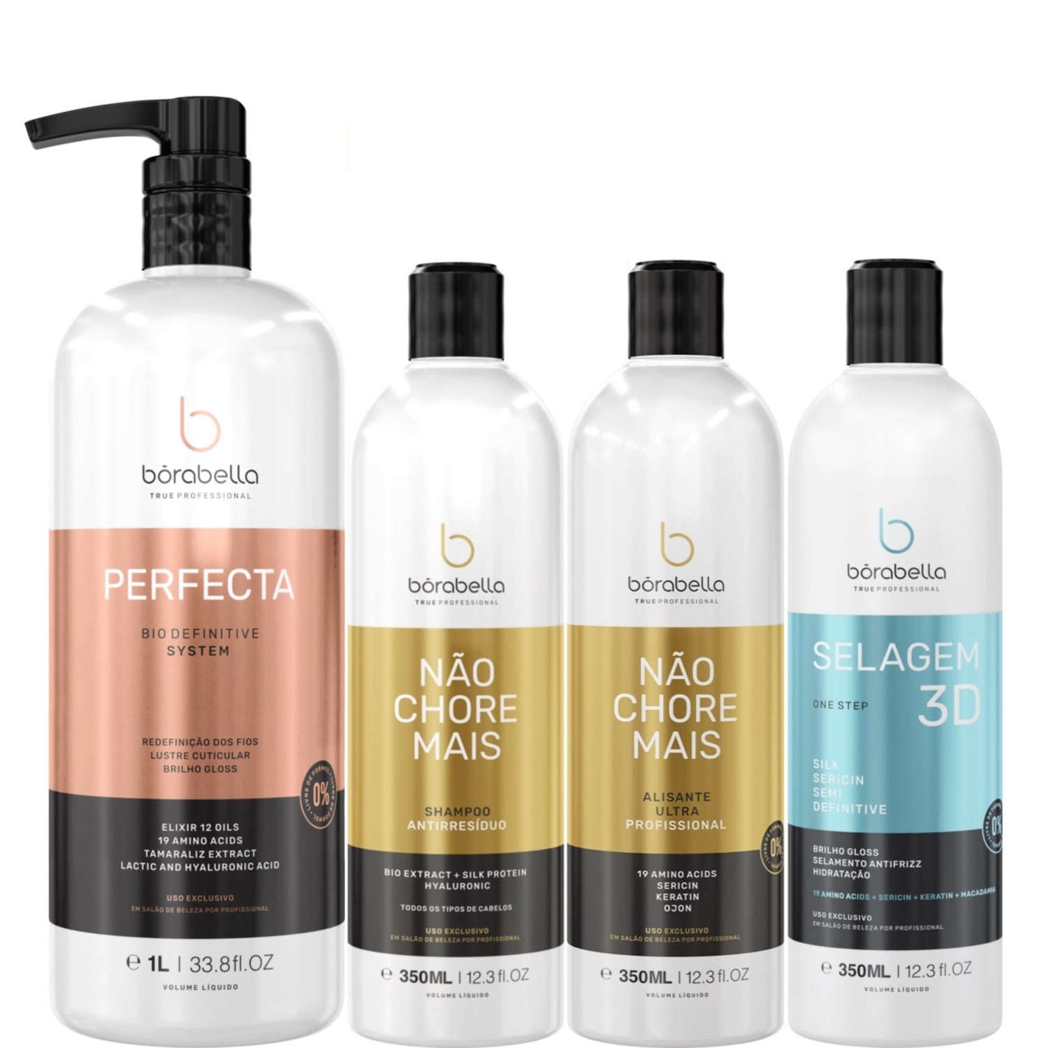 Borabella Perfecta 1L + Kit Não Chore Mais + Selagem 3x350ml
