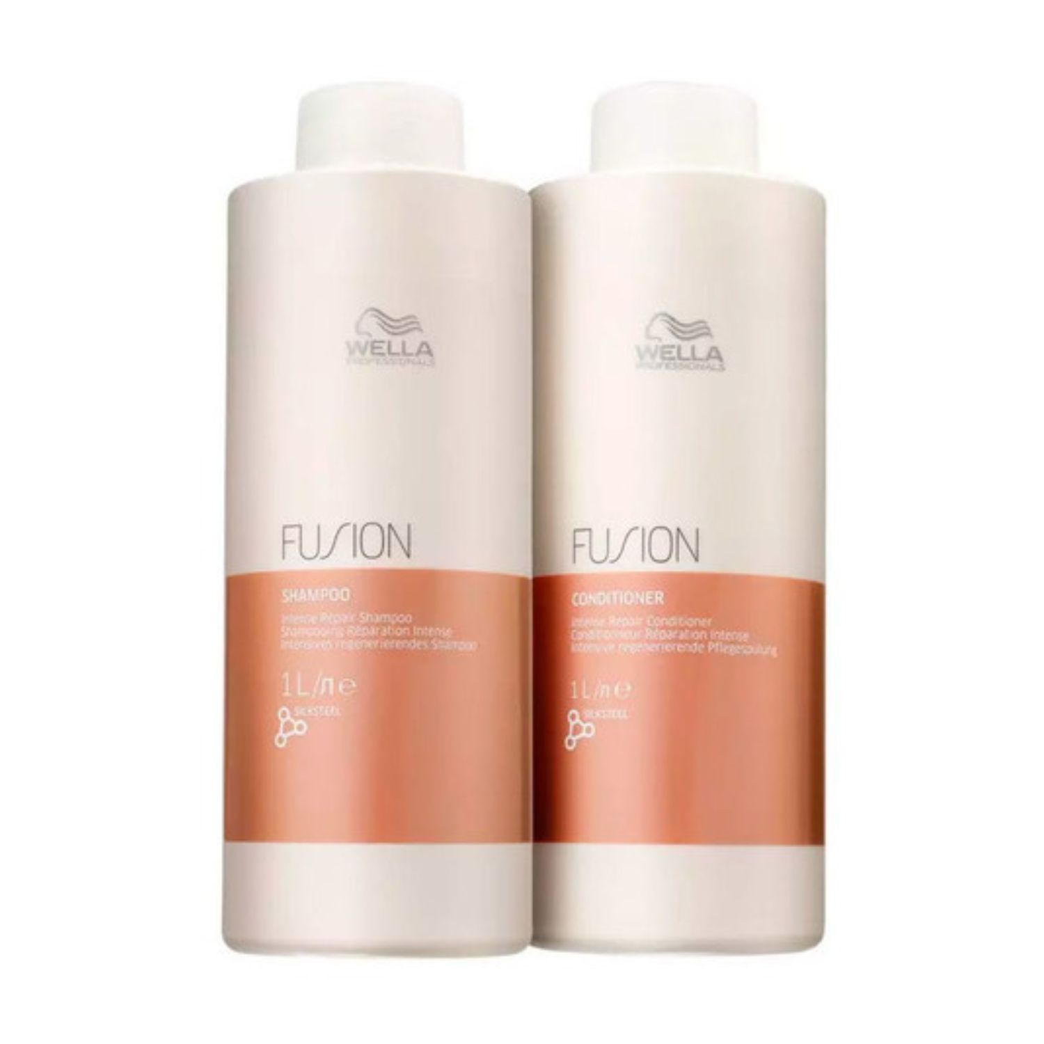 Wella Fusion Kit Restauração Shampoo 1L + Condicionador 1L