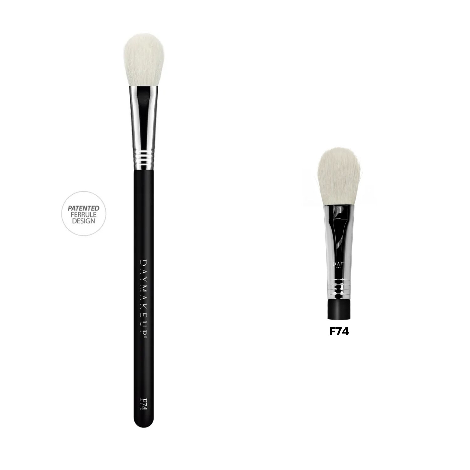Pincel Cerdas Curtas Iluminação F74 - DayMakeup