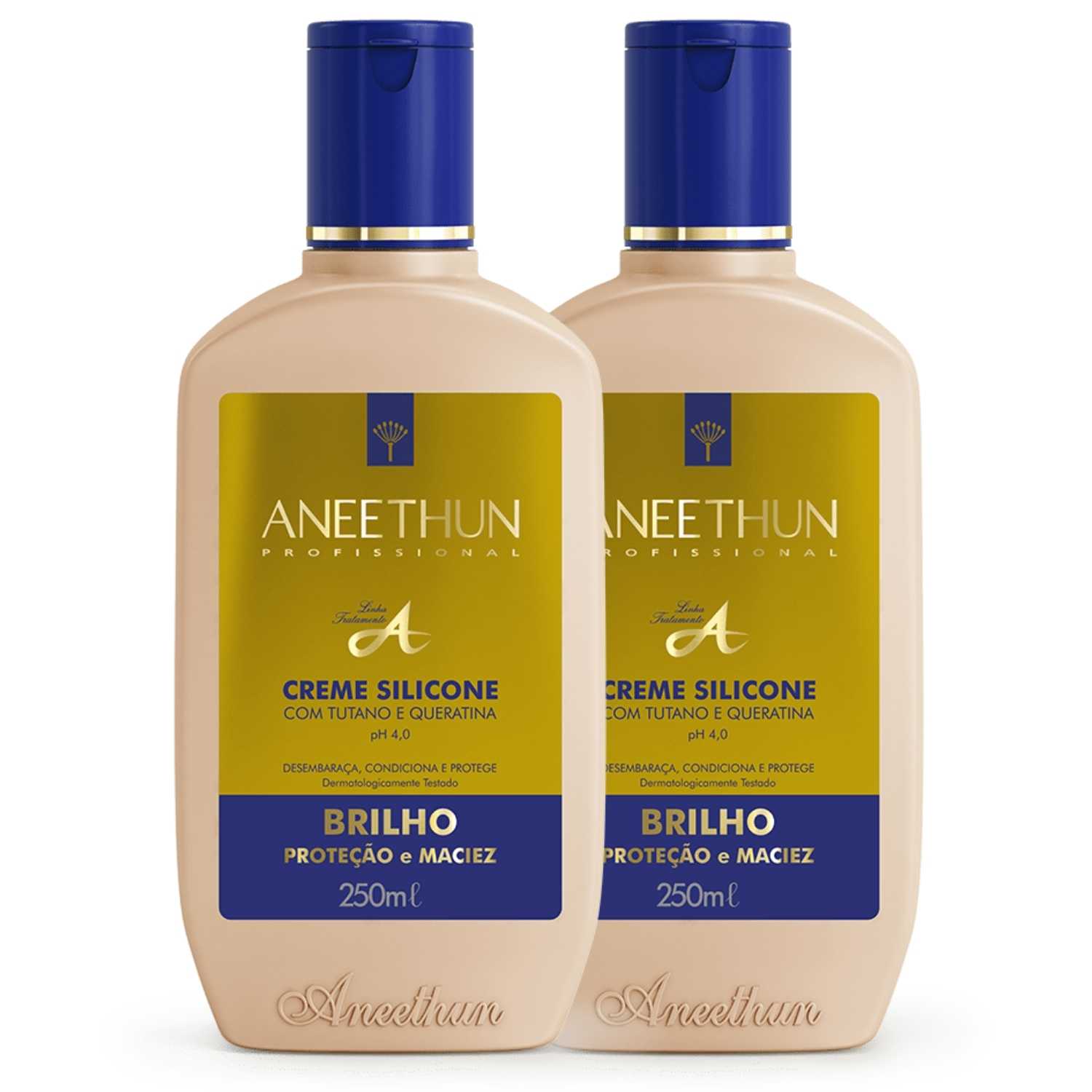 Kit Creme De Silicone Aneethun Linha A 250ml Cada 2 Unidades