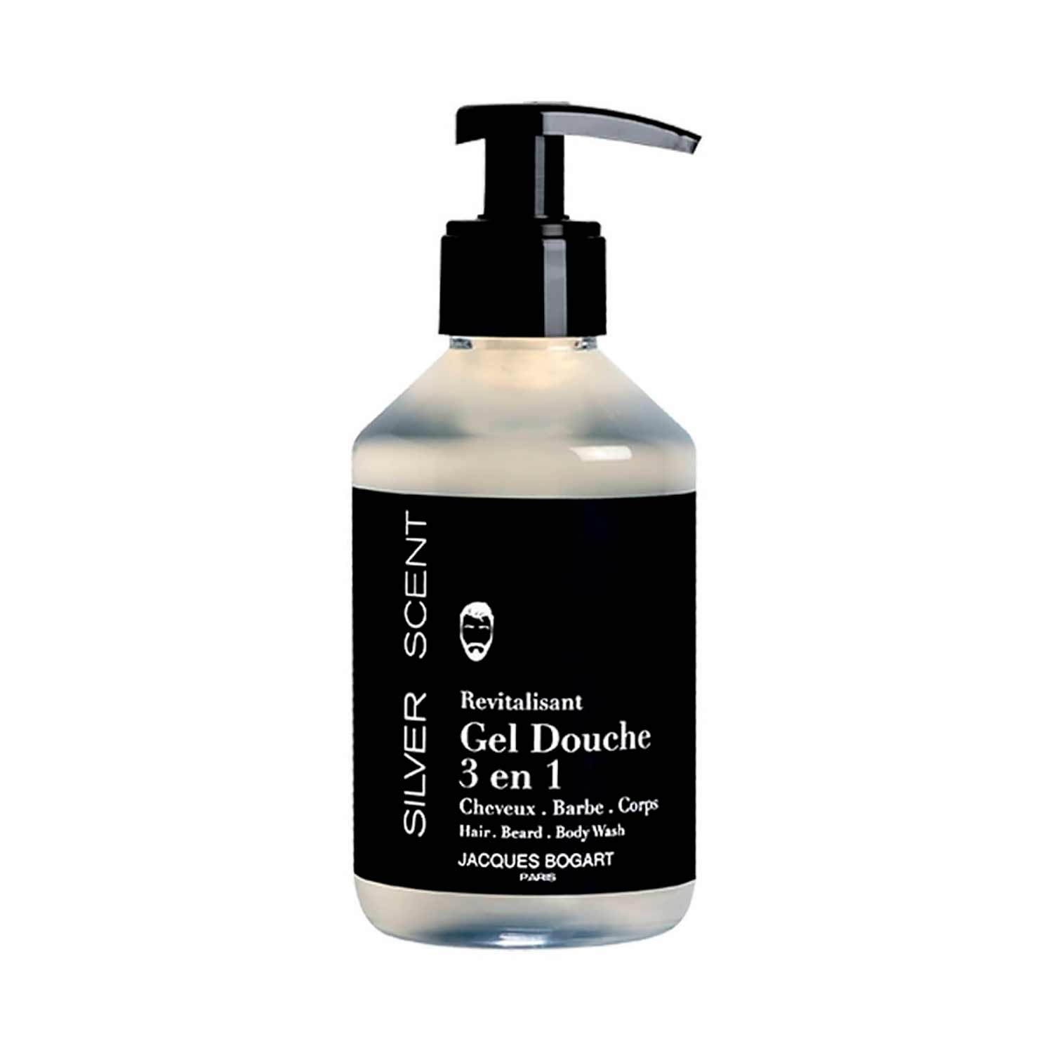 Jacques Bogart Silver Scent Shower Gel 3 em 1 ( Cabelo, Corpo e Barba ) 250ml
