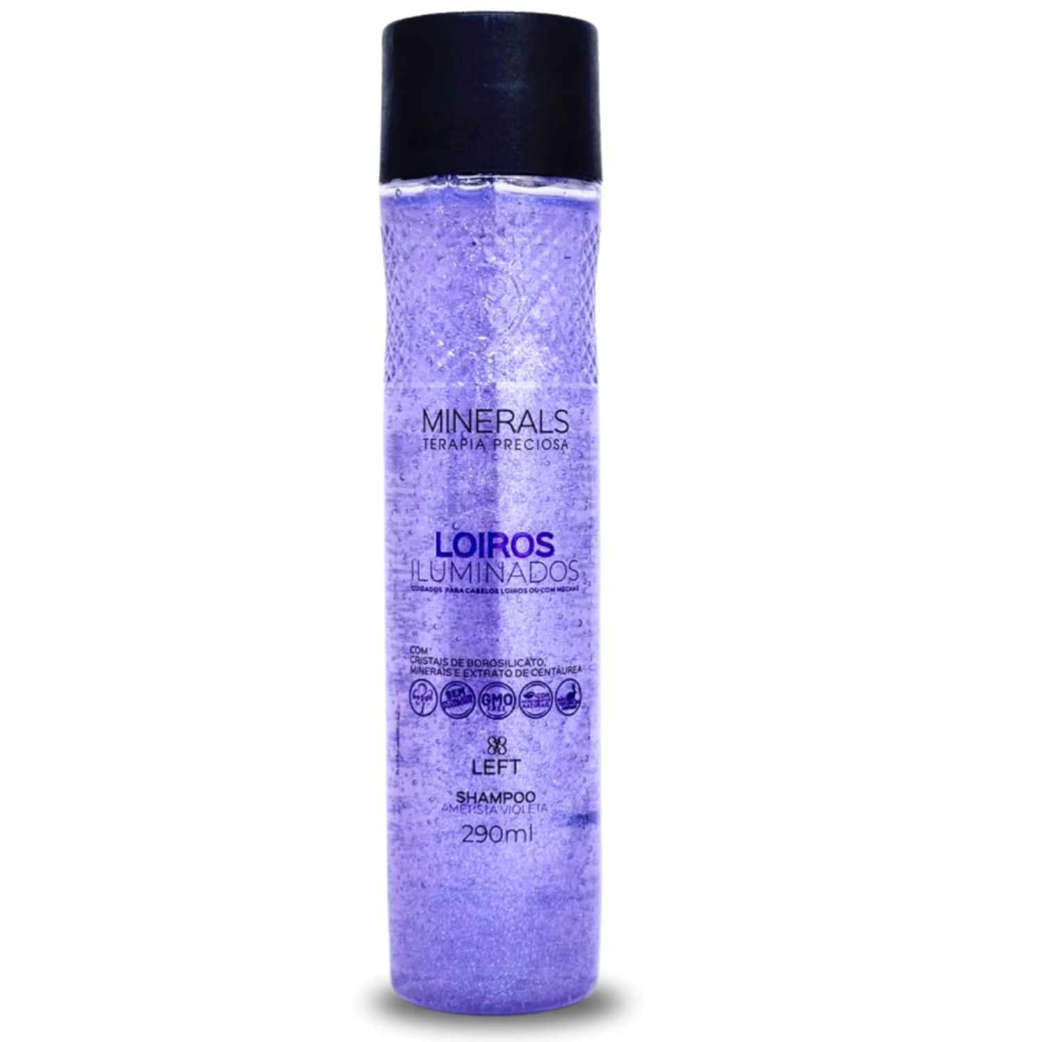 Shampoo Loiros Iluminados Ametista Violeta 290ml Minerals