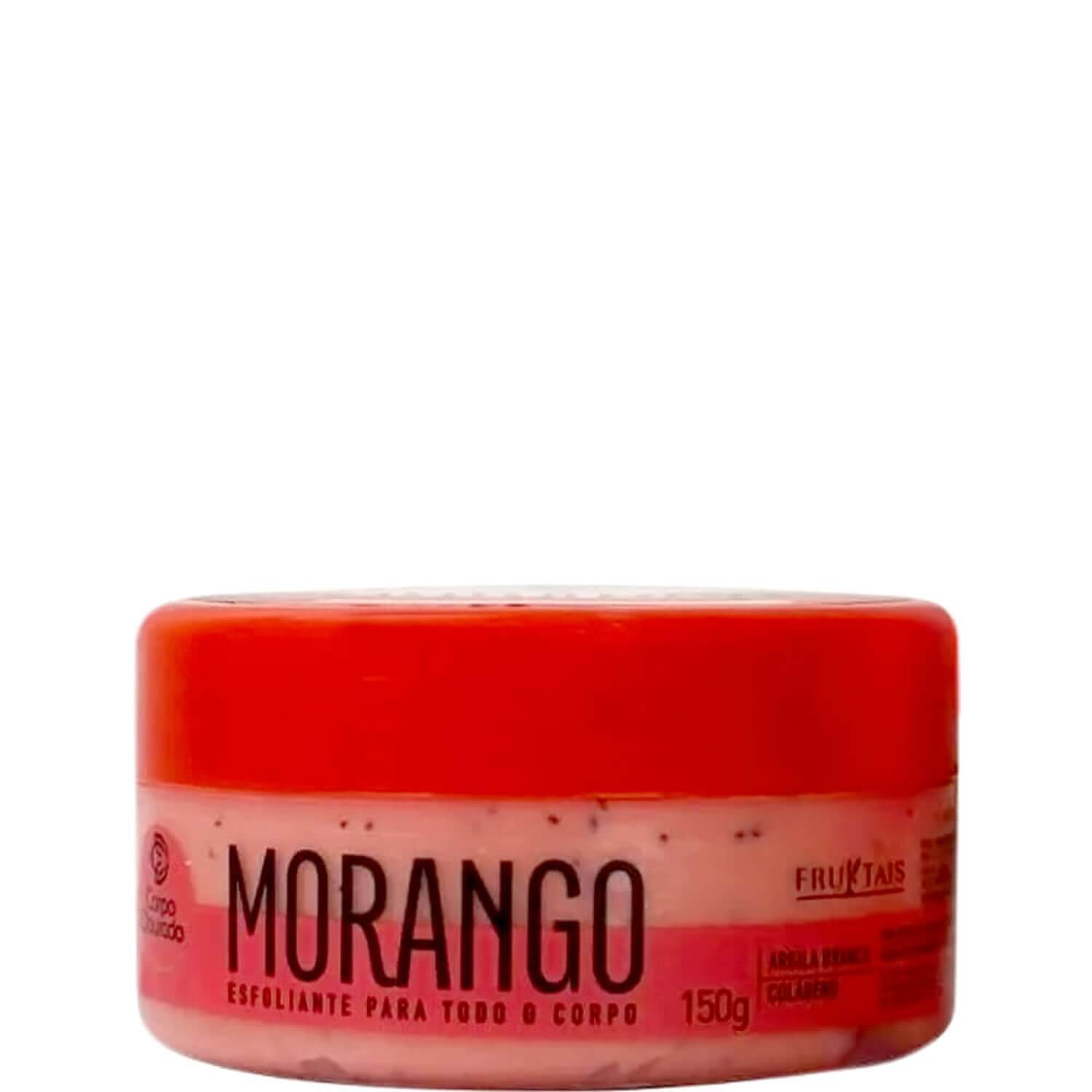 Corpo Dourado Fruktais Morango e Colágeno - Esfoliante Corporal 150g