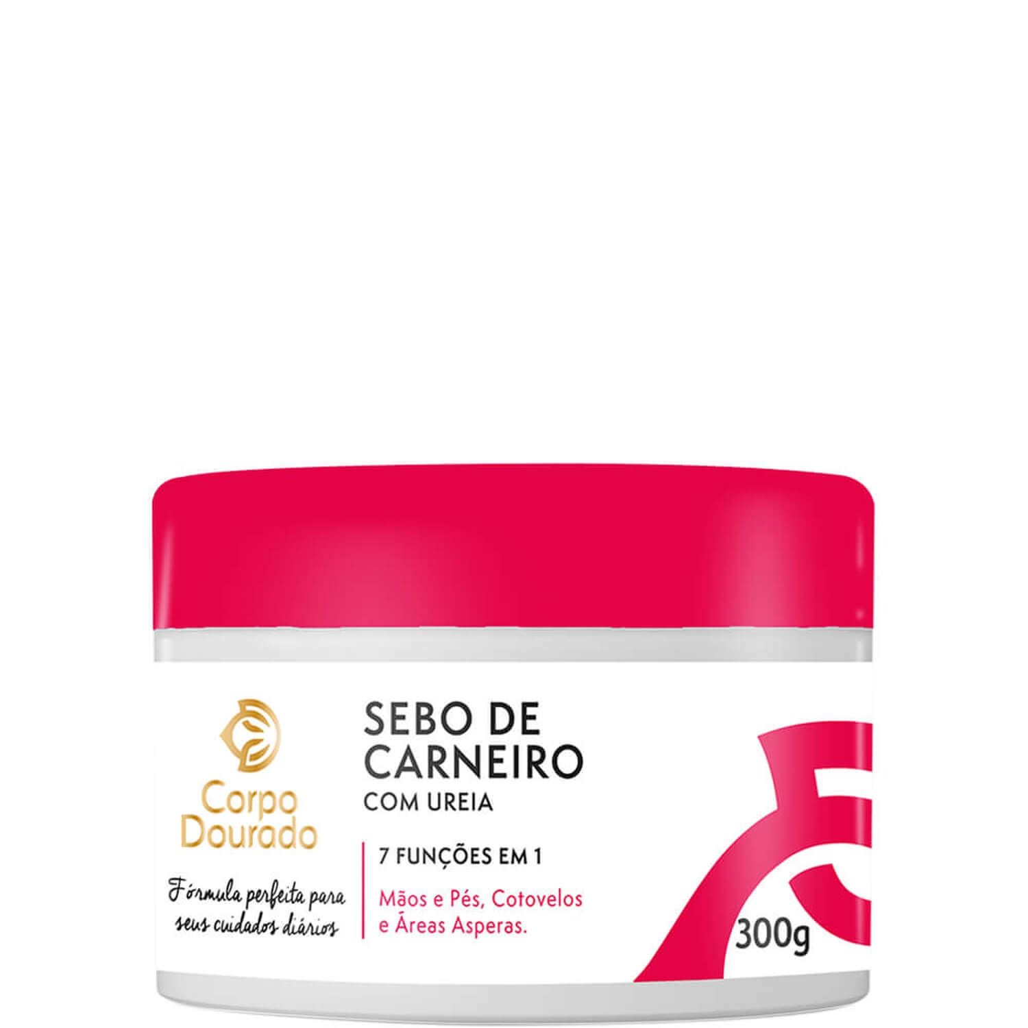 Corpo Dourado - Sebo de Carneiro para Mãos e Pés 7 em 1 com Ureia 300g