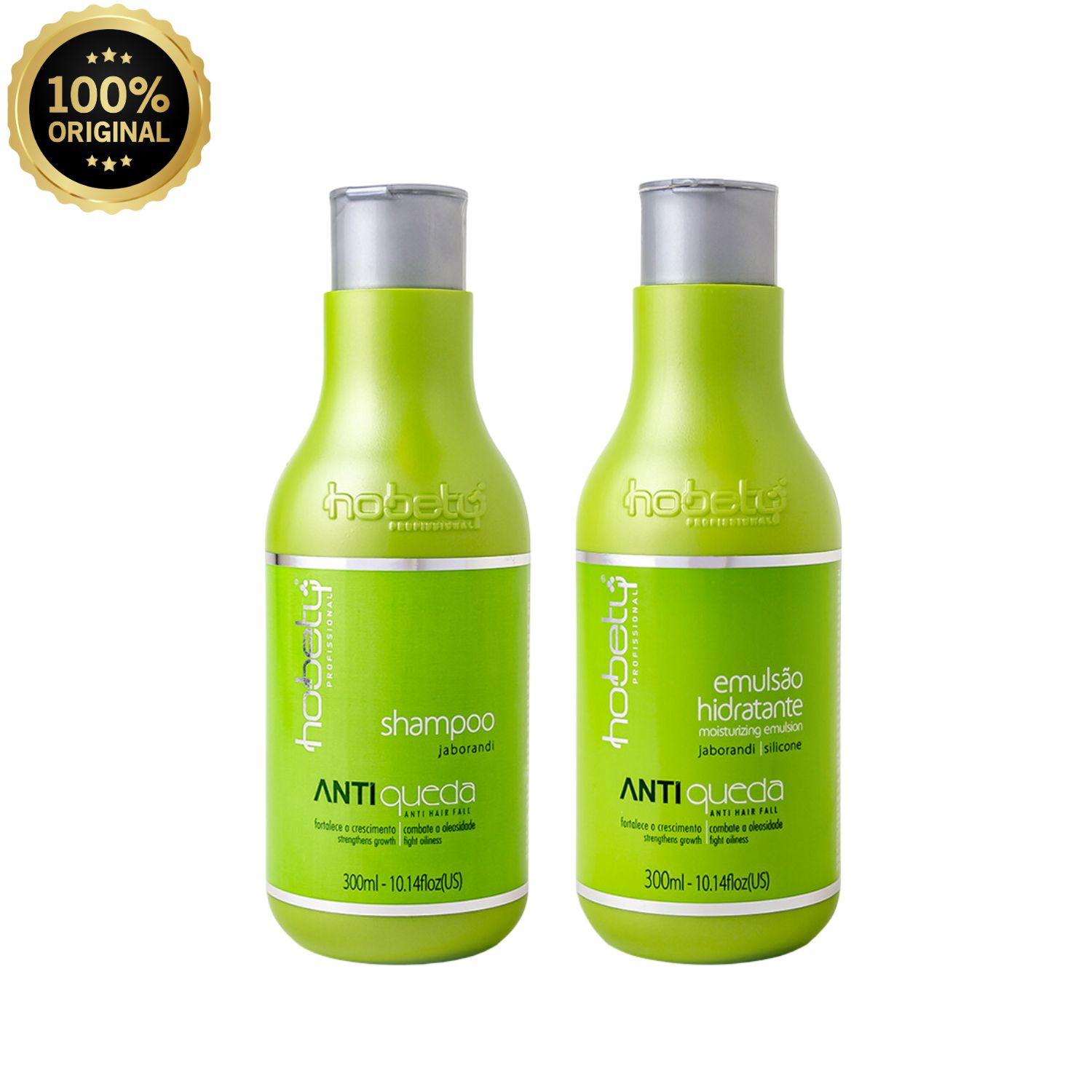 Hobety Anti Queda - Shampoo + Emulsão 300ml