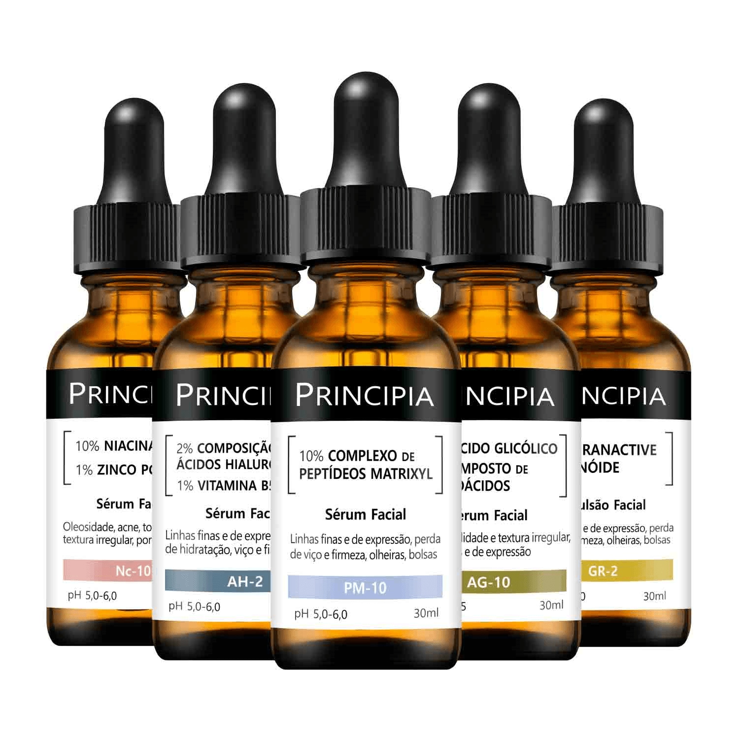 Kit Principia PM-10 + AG-10 + GR-2 + AH-2 + NC-10 (5 Produtos)