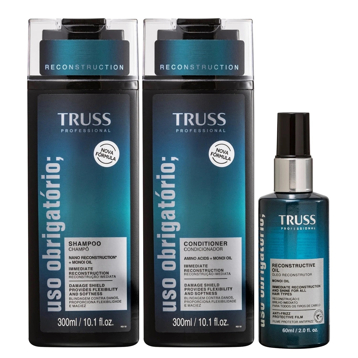 Kit TRUSS Uso Obrigatório Triplo Cuidado (3 Produtos)