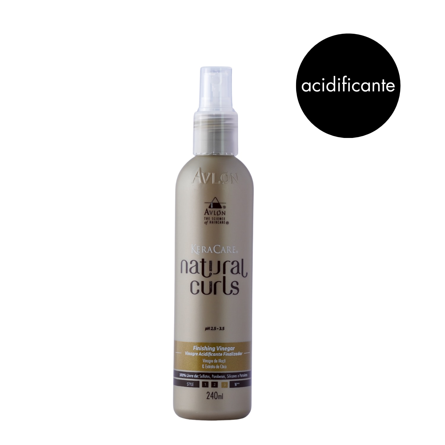 KERACARE NATURAL CURLS FINISHING VINEGAR 240 ML