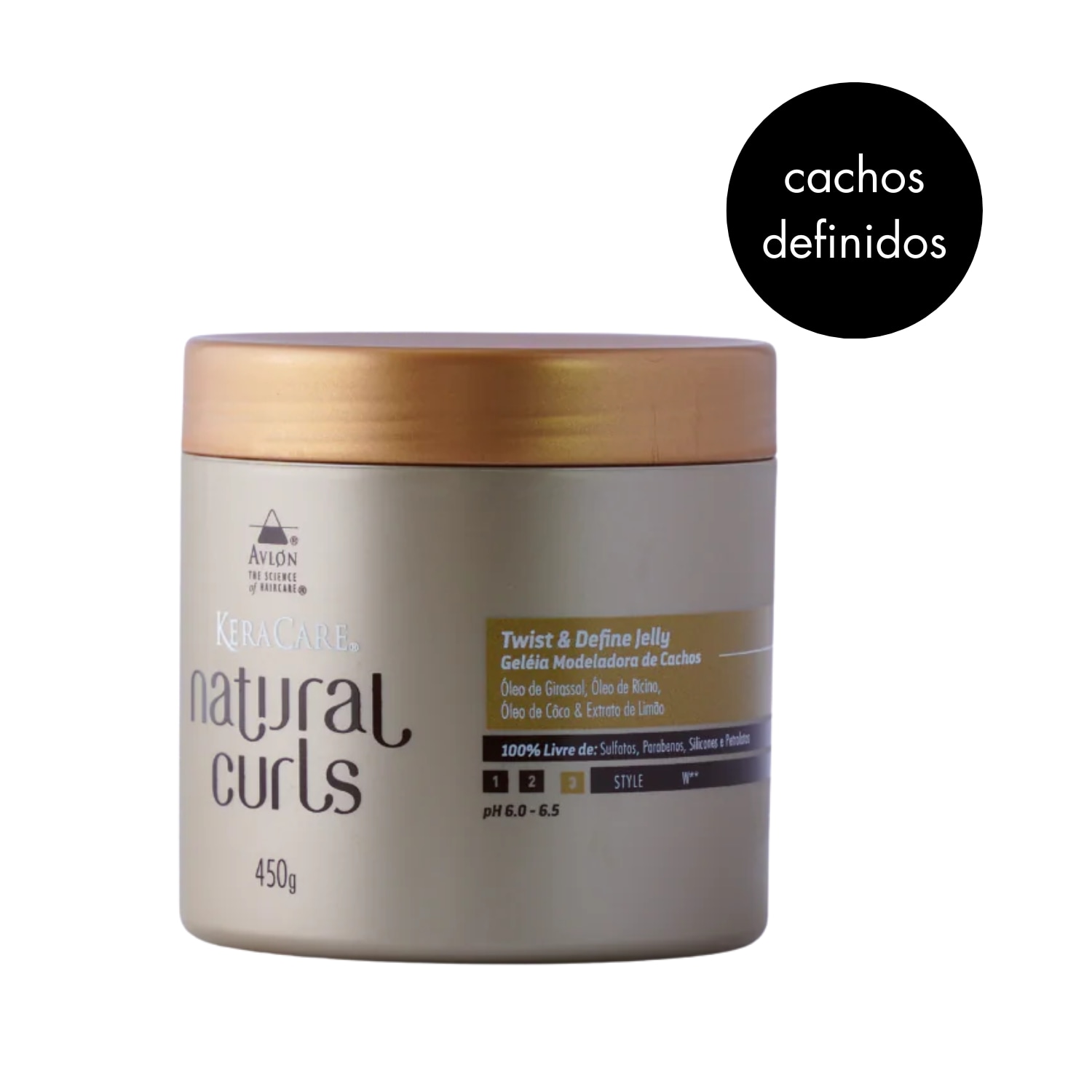KERACARE NATURAL CURLS TWIST & DEFINE JELLY 450 G