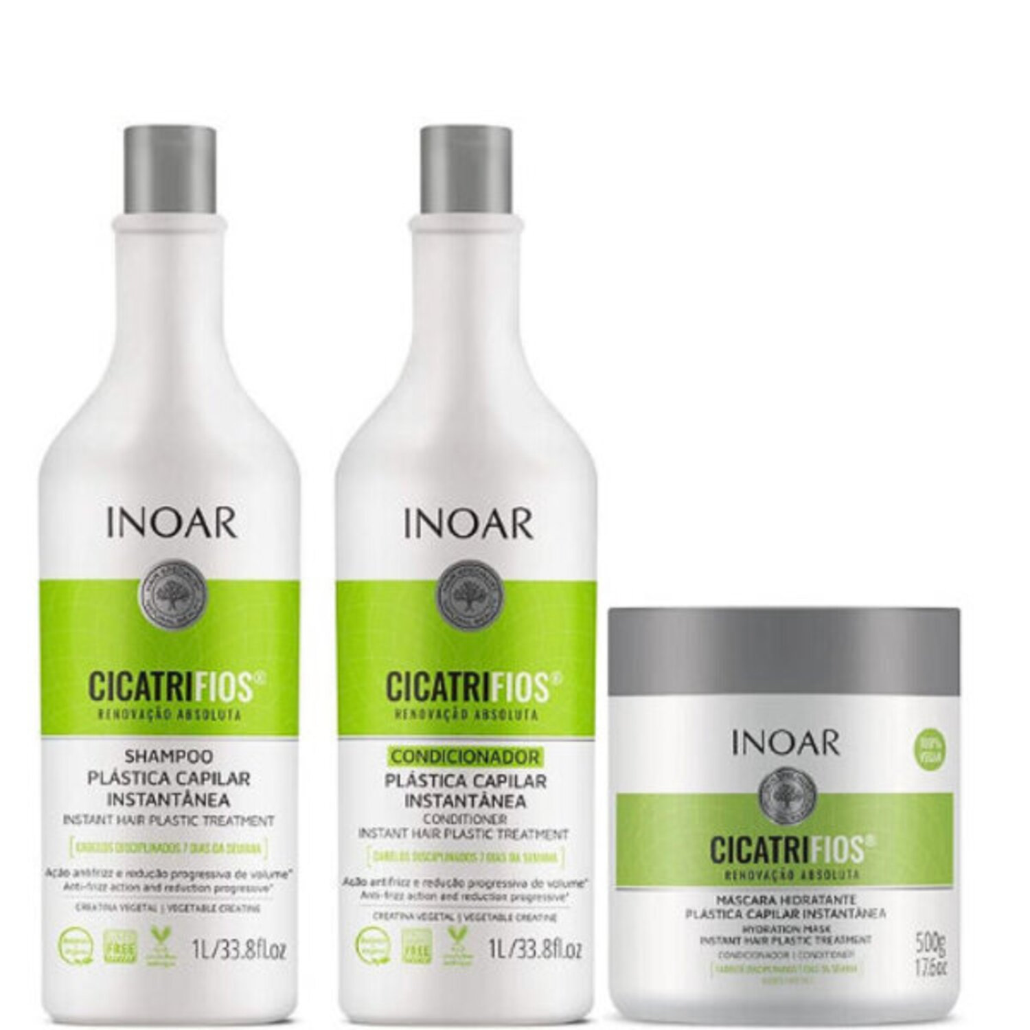 Inoar Kit Cicatrifios Trio 3 Produtos
