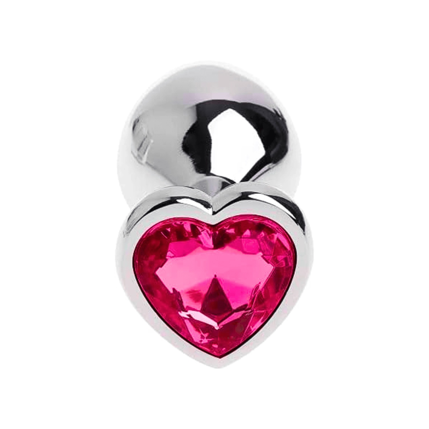 Sexy Import Coração Cristal Joia G Pink - Plug Anal