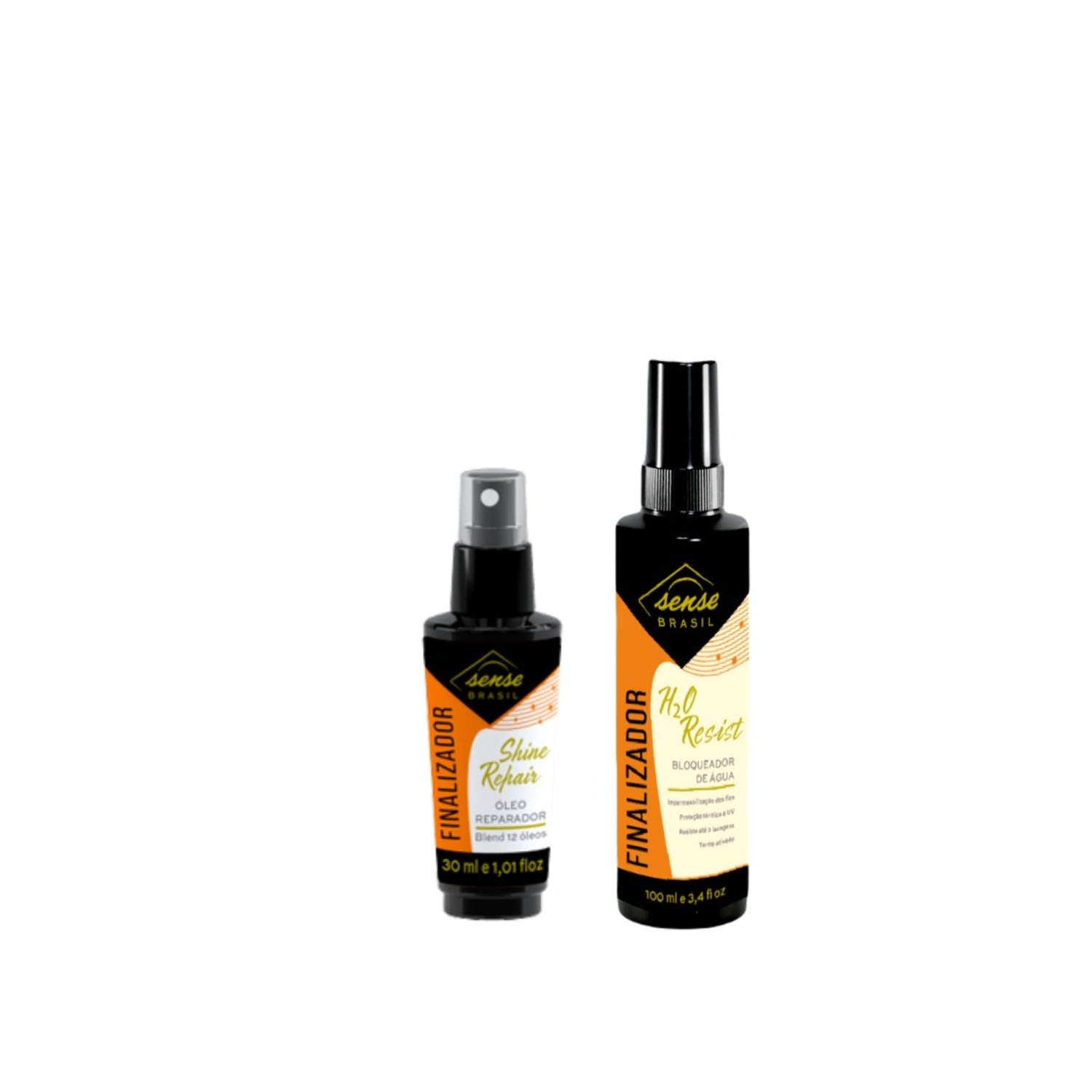Kit Finalizador Sense Brasil H20 + Repair Óleo Finalizador