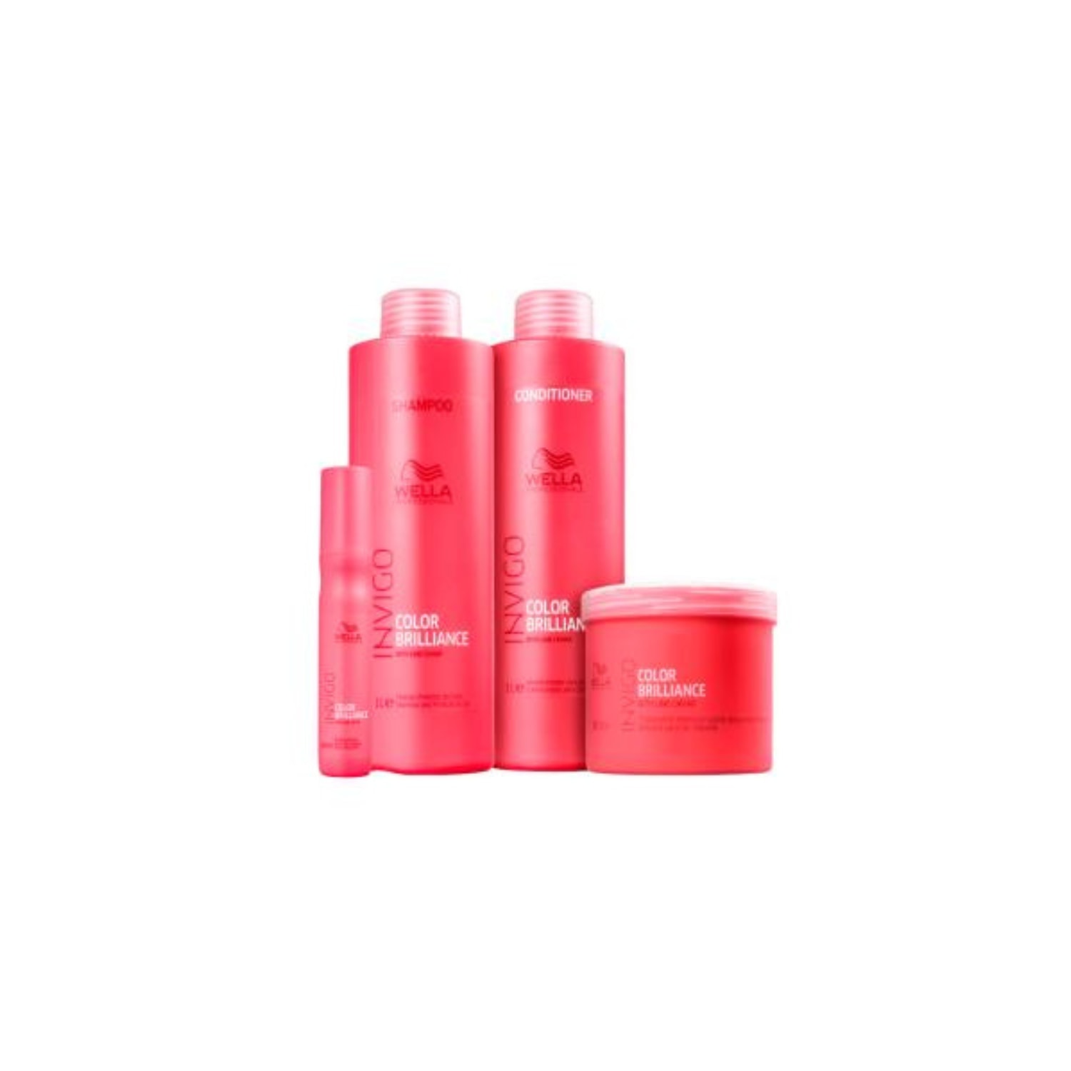 Kit Brilliance Shampoo Condicionador Máscara e Li Balm - Wella