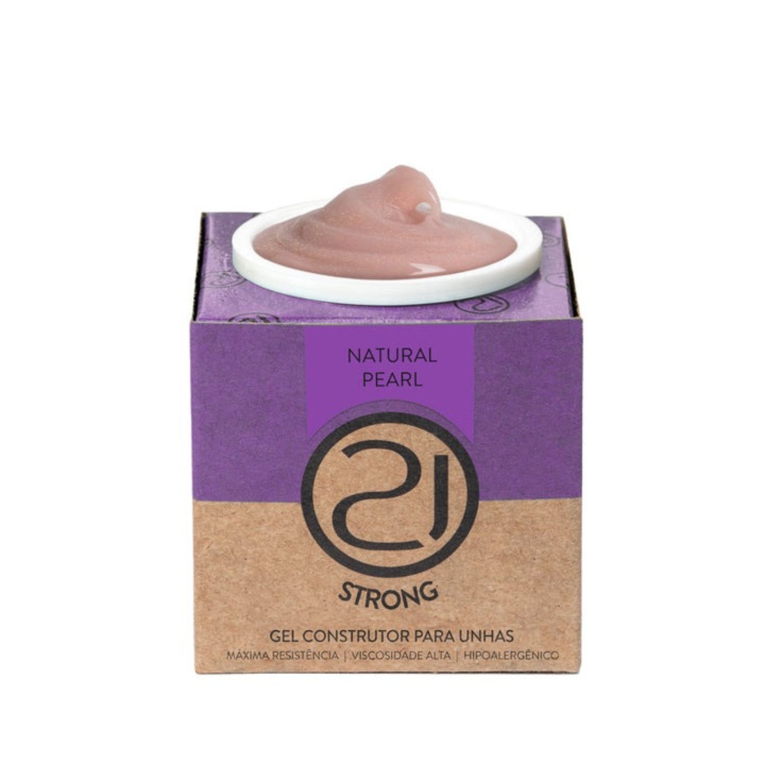 Nails 21 Strong Natural Pearl - Gel Construtor para Unhas 34g