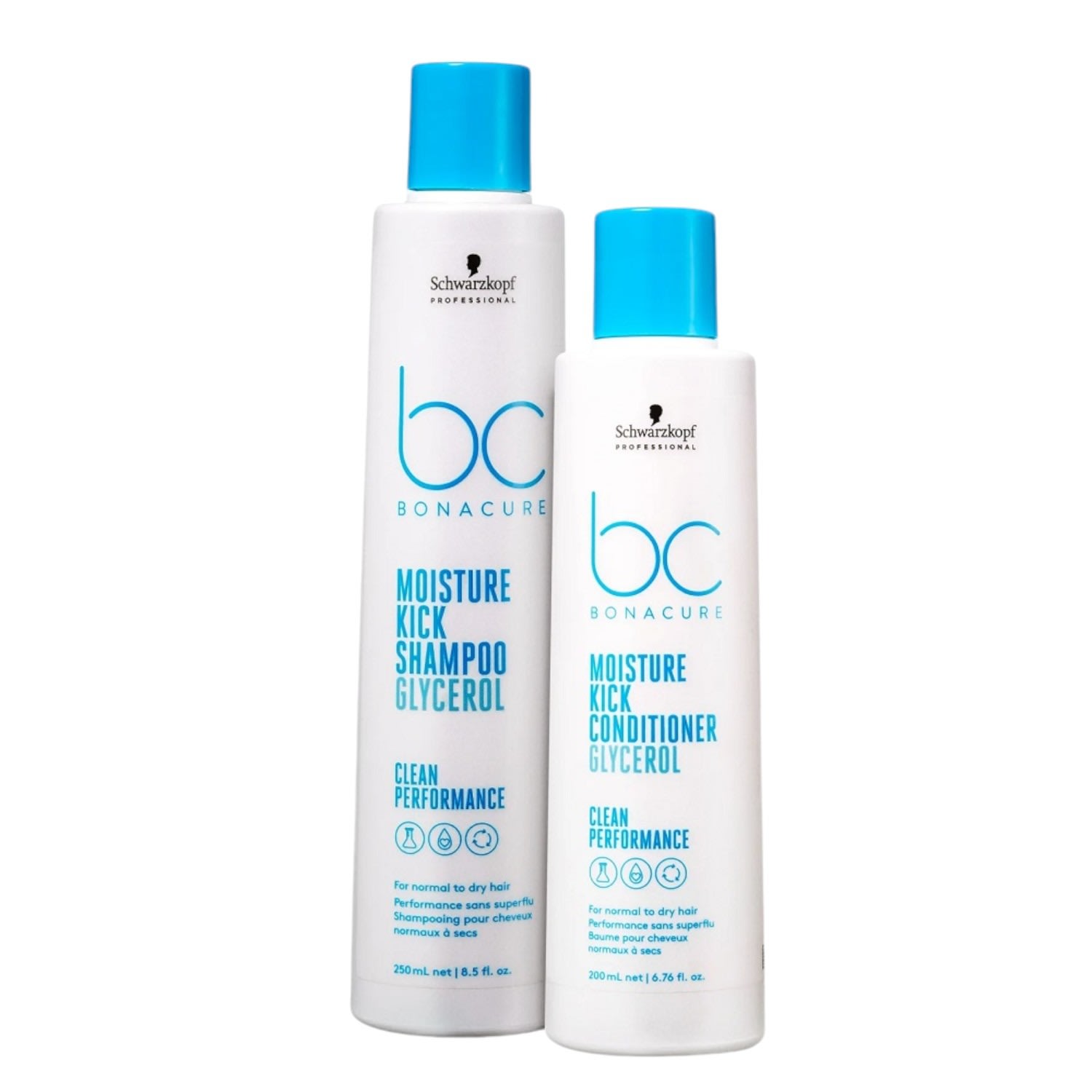 Kit Schwarzkopf Professional BC Bonacure Moisture Kick Duo (2 Produtos)