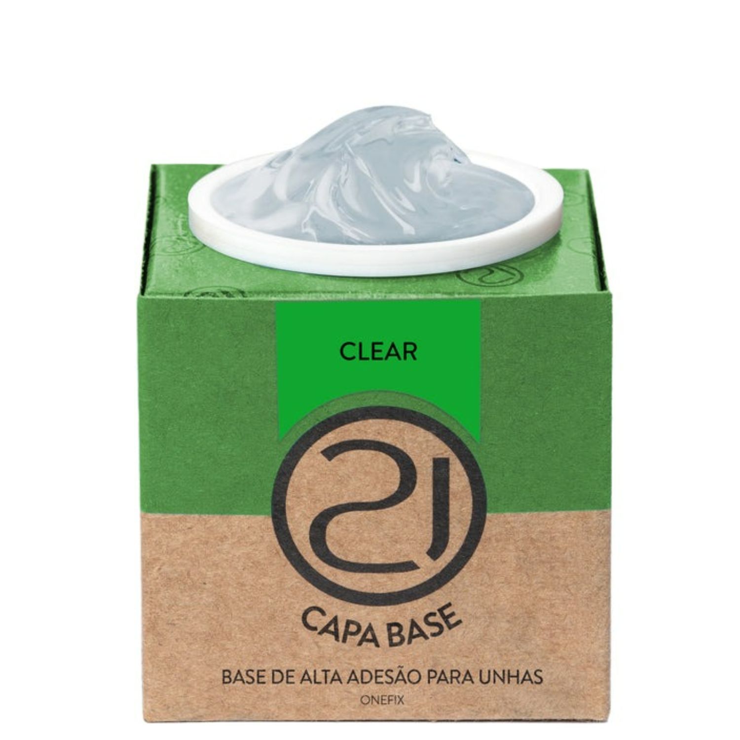 Nails 21 Capa Base Clear - Base de Alta Adesão para Unhas 13g