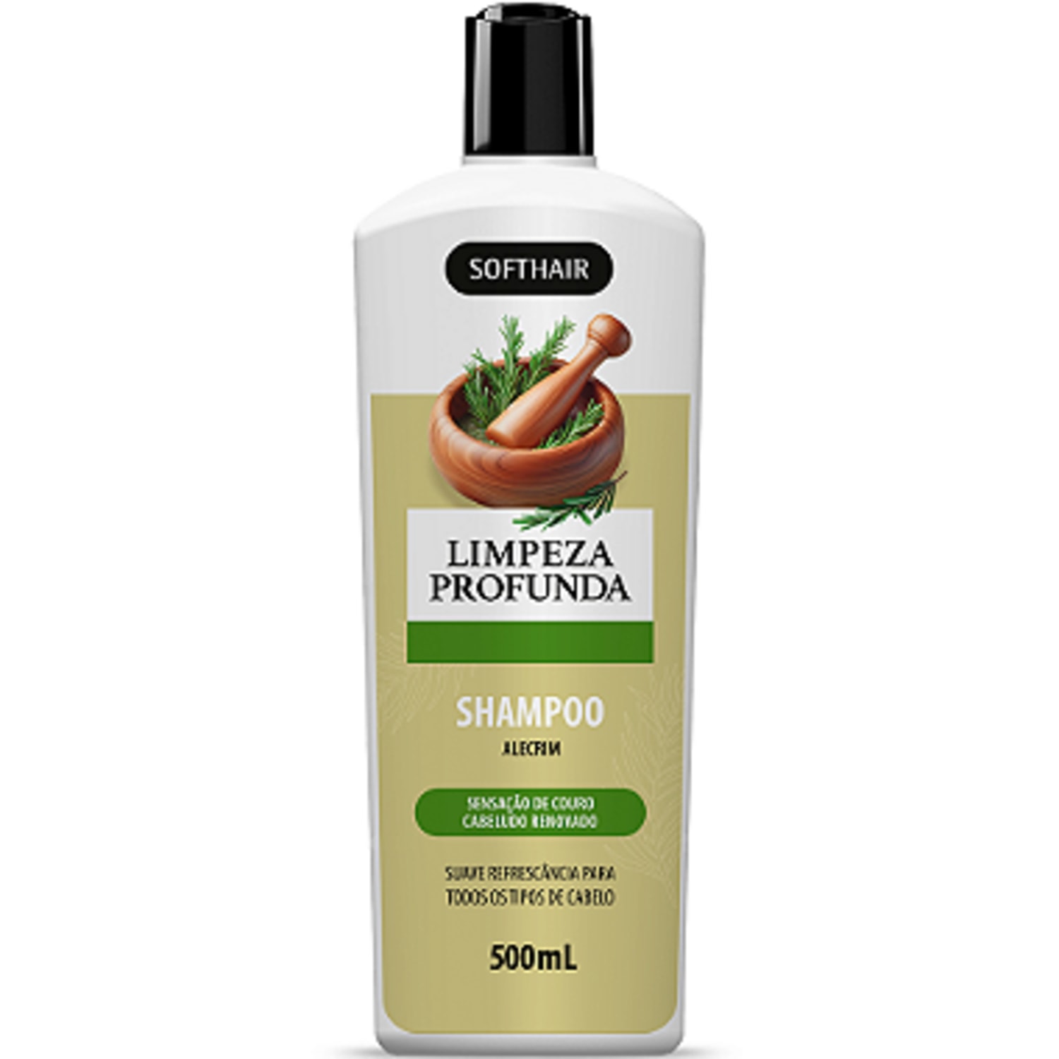 Soft Hair Alecrim - Shampoo de Limpeza Profunda 500ml