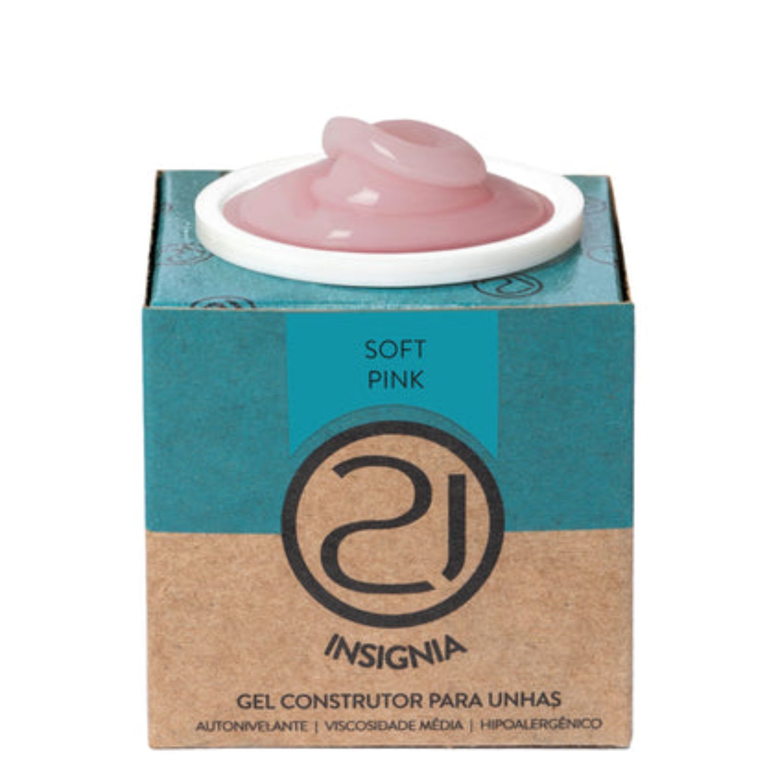 Nails 21 Insignia Soft Pink - Gel Construtor para Unhas 34g
