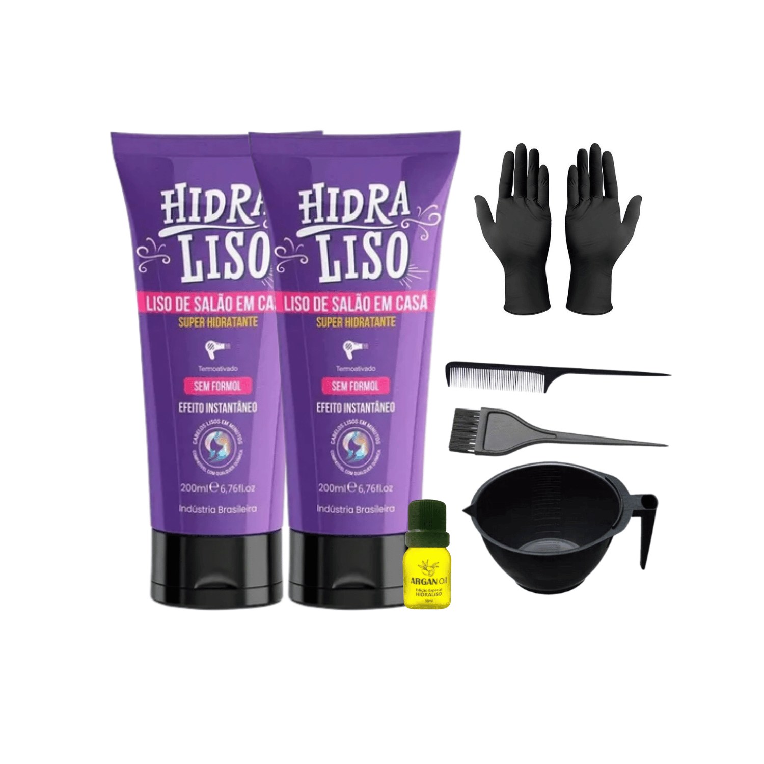 2 Progressiva De Chuveiro Hidraliso Alisante Orgânico 200 Ml