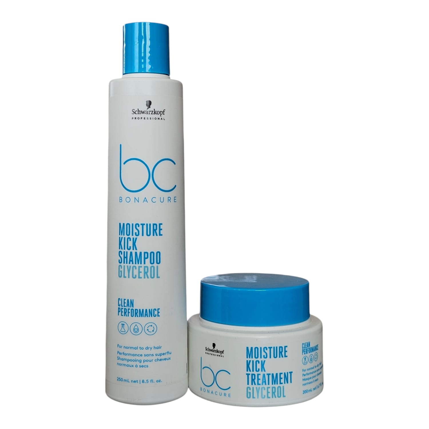 Kit Schwarzkopf Professional BC Clean Performance Moisture Kick (2 Produtos)
