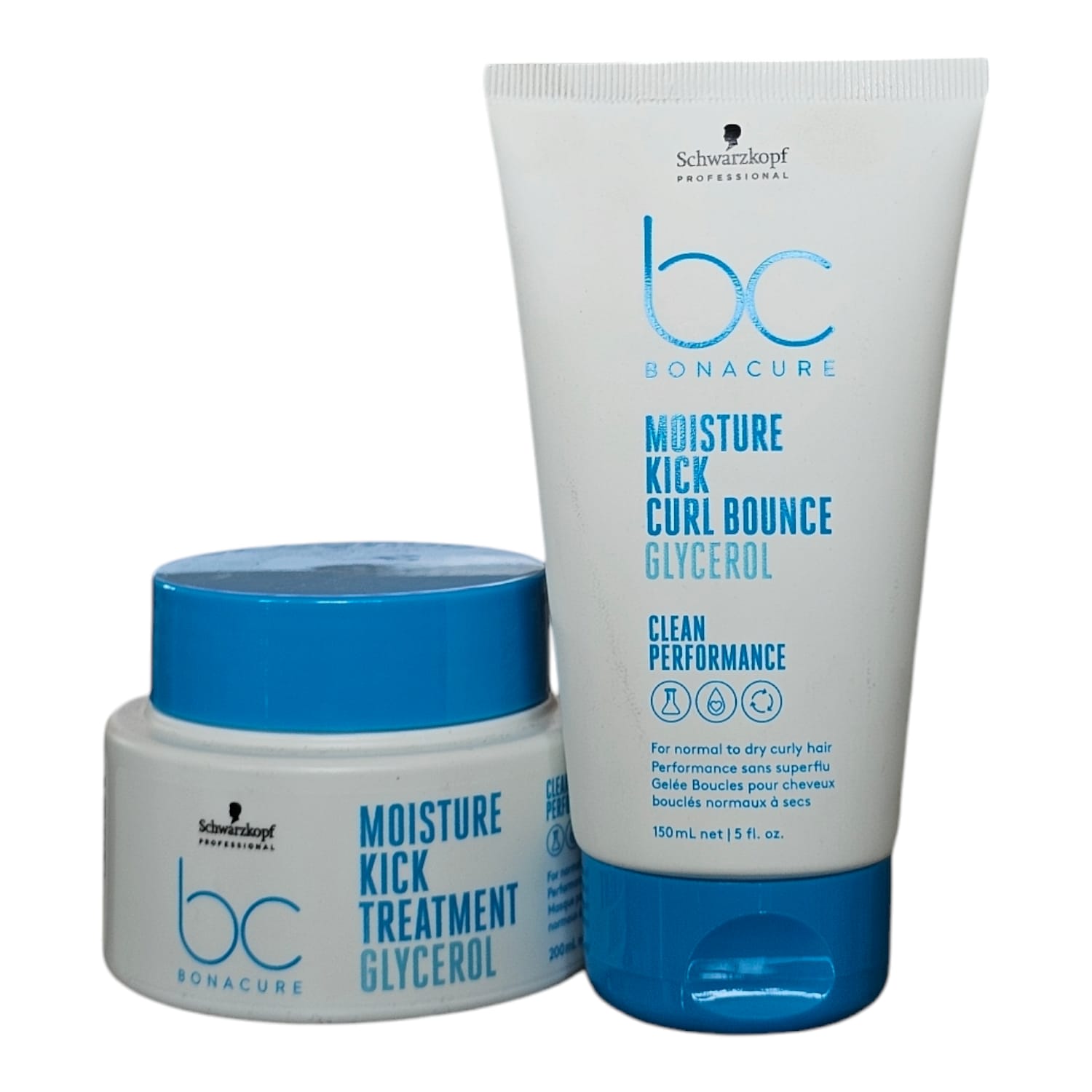 Kit Schwarzkopf Professional BC Clean Performance Moisture Kick Curl Bounce (2 Produtos)