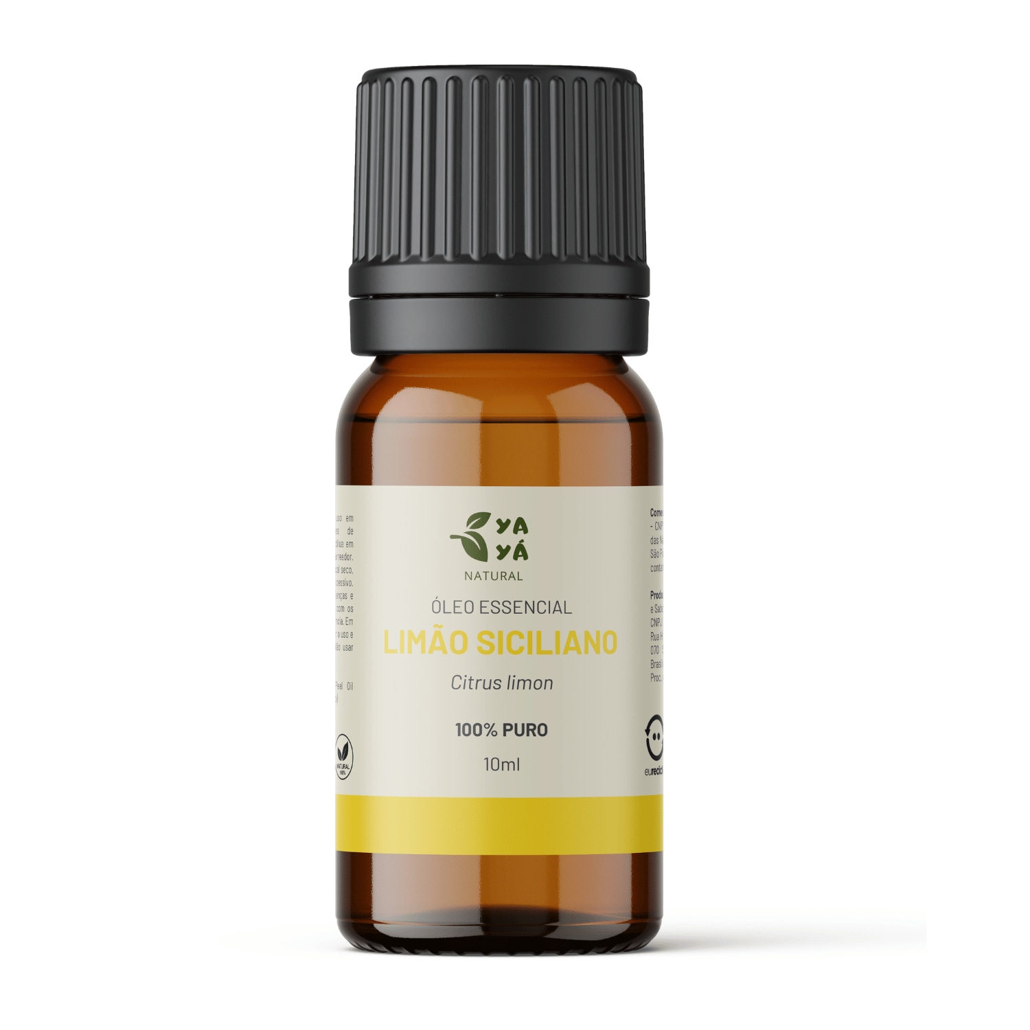 Óleo Essencial Limão Siciliano 100% Puro - Yayá Natural