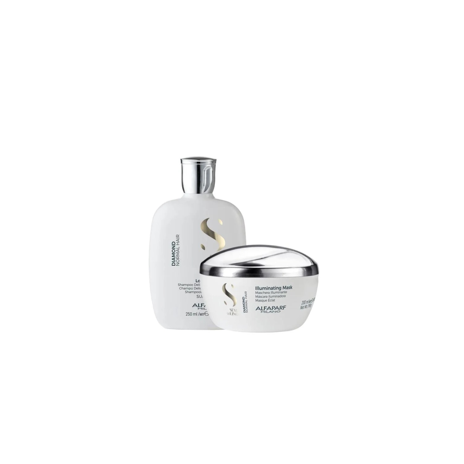 Kit Alfaparf Semi di Lino Diamond Duo Mask (2 Produtos)