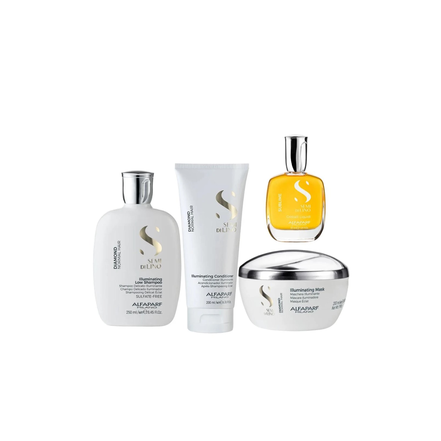 Kit Alfaparf SdL Diamond Cristalli (4 Produtos)