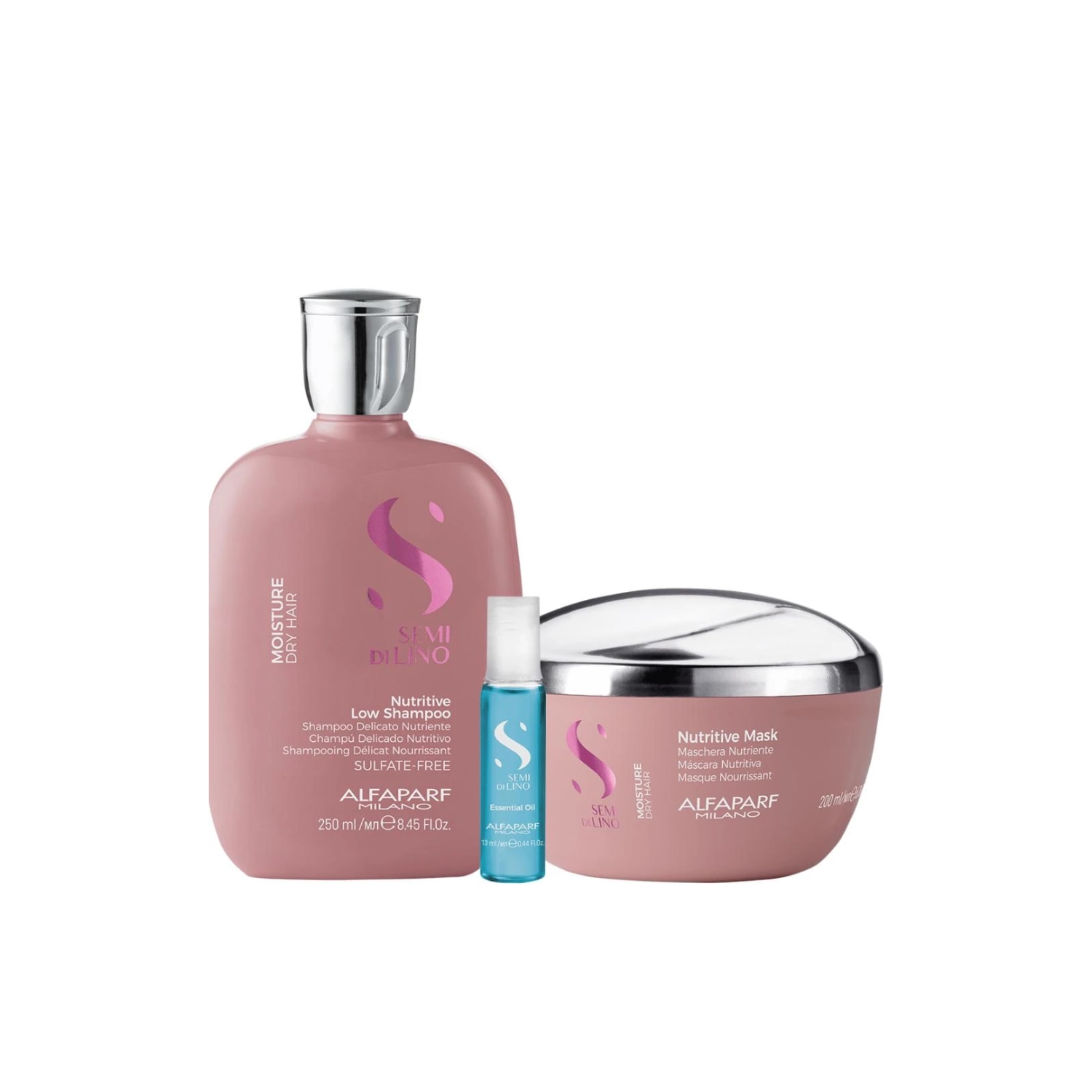 Kit Alfaparf Semi di Lino Moisture & Sublime (3 Produtos)