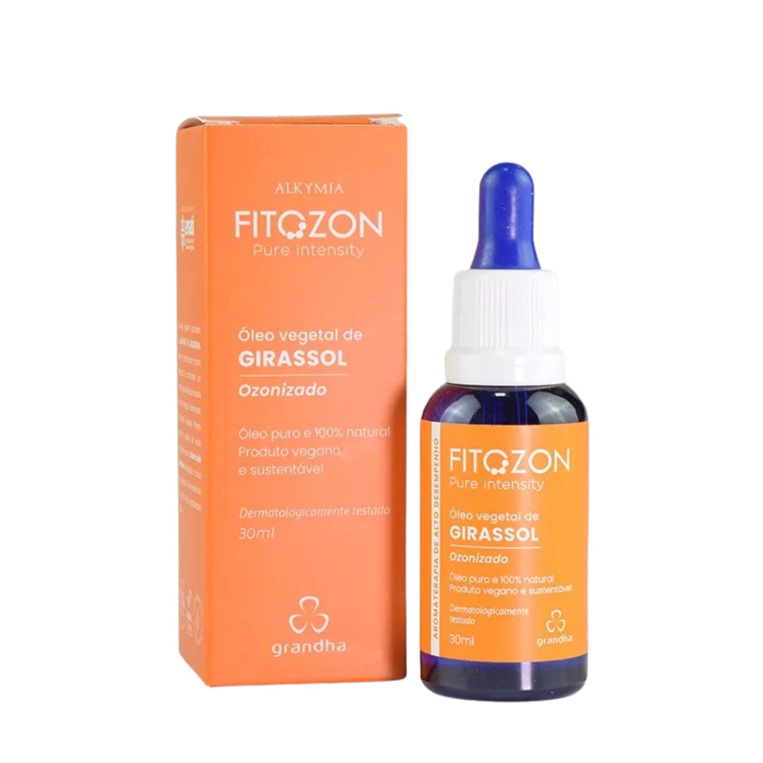 Fitozon Girassol- Óleo Vegetal Ozonizado Antibacteriano 30ml