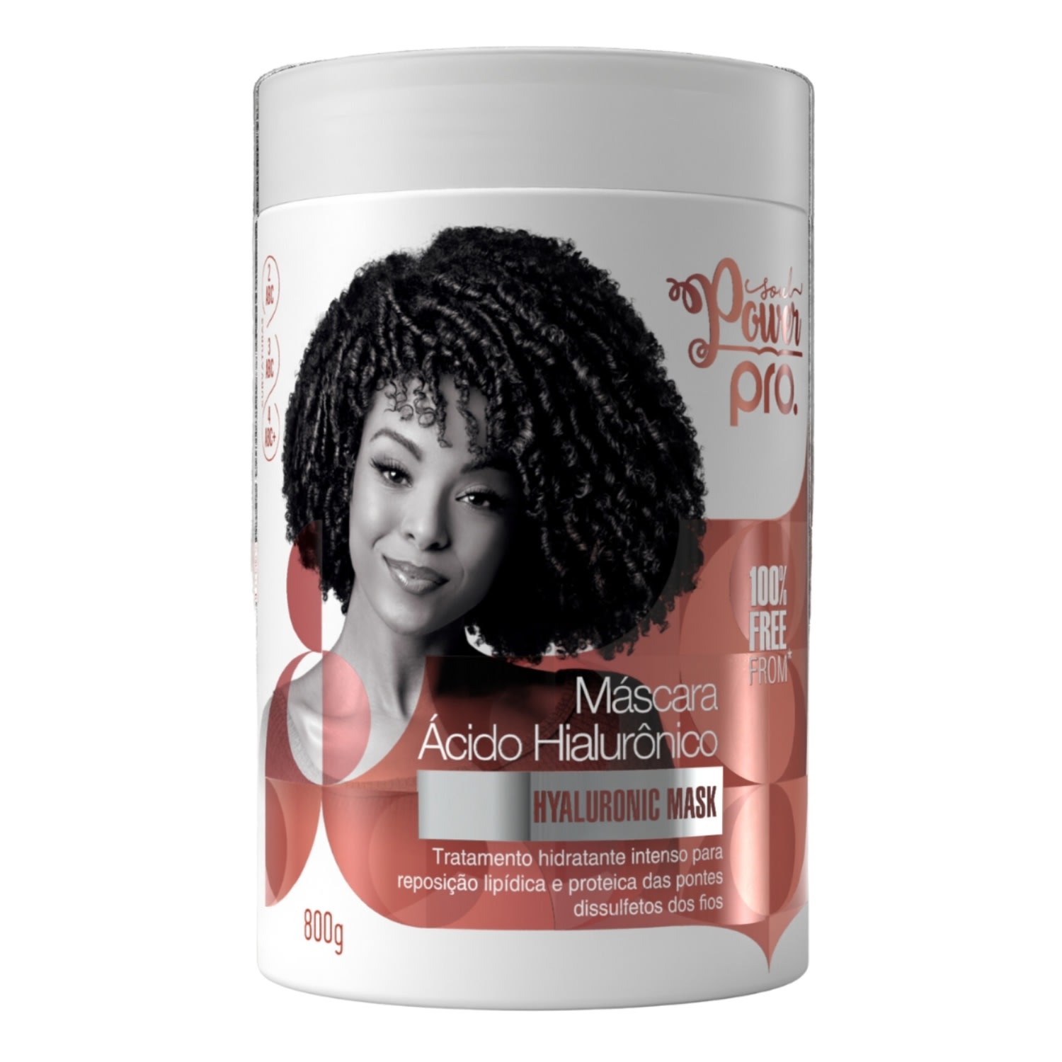 Máscara Ácido Hialurônico Pro Soul Power 800g