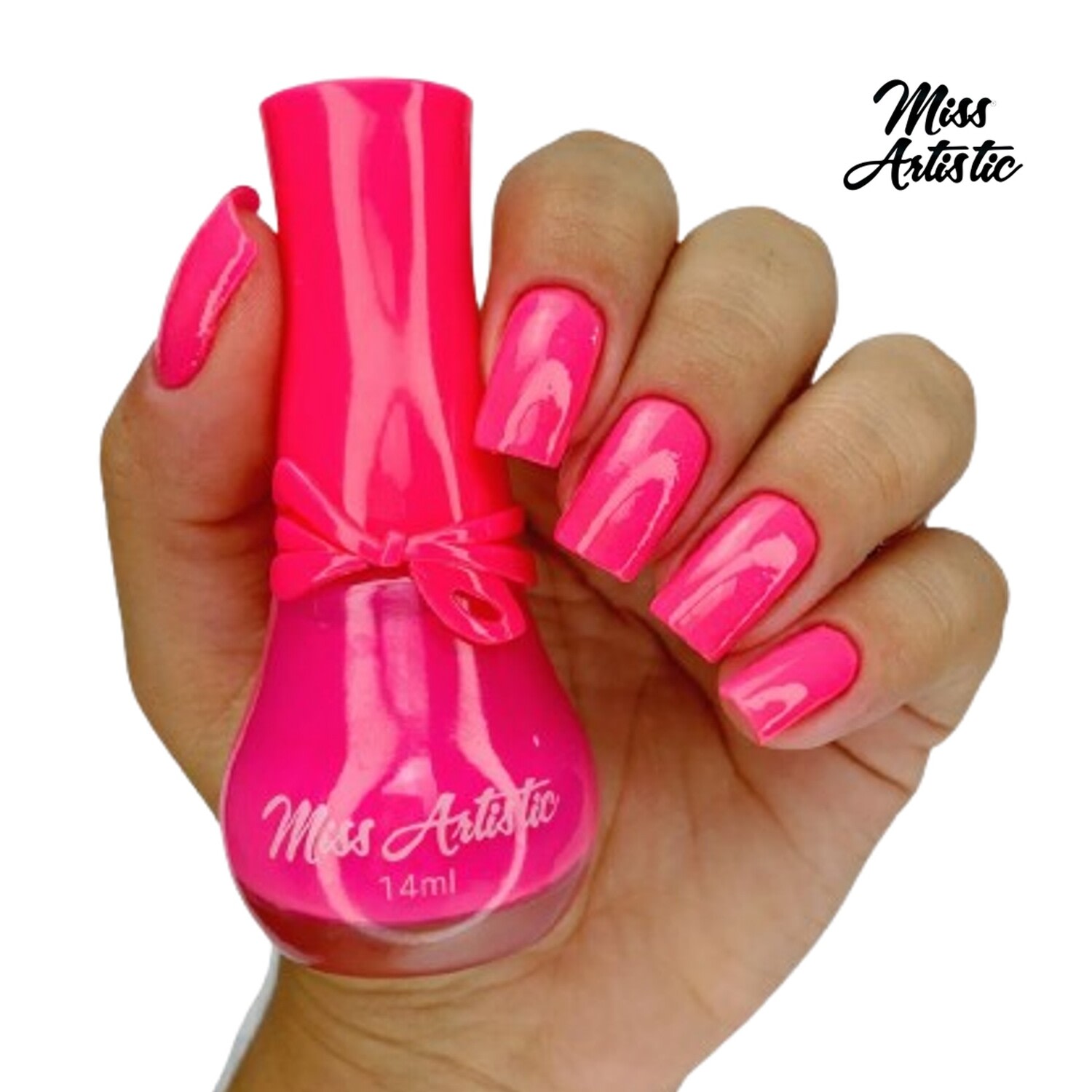 MISS ARTISTIC - Esmalte Atemporal Cintilante Perolado - Lacinho - B404 - 14ml