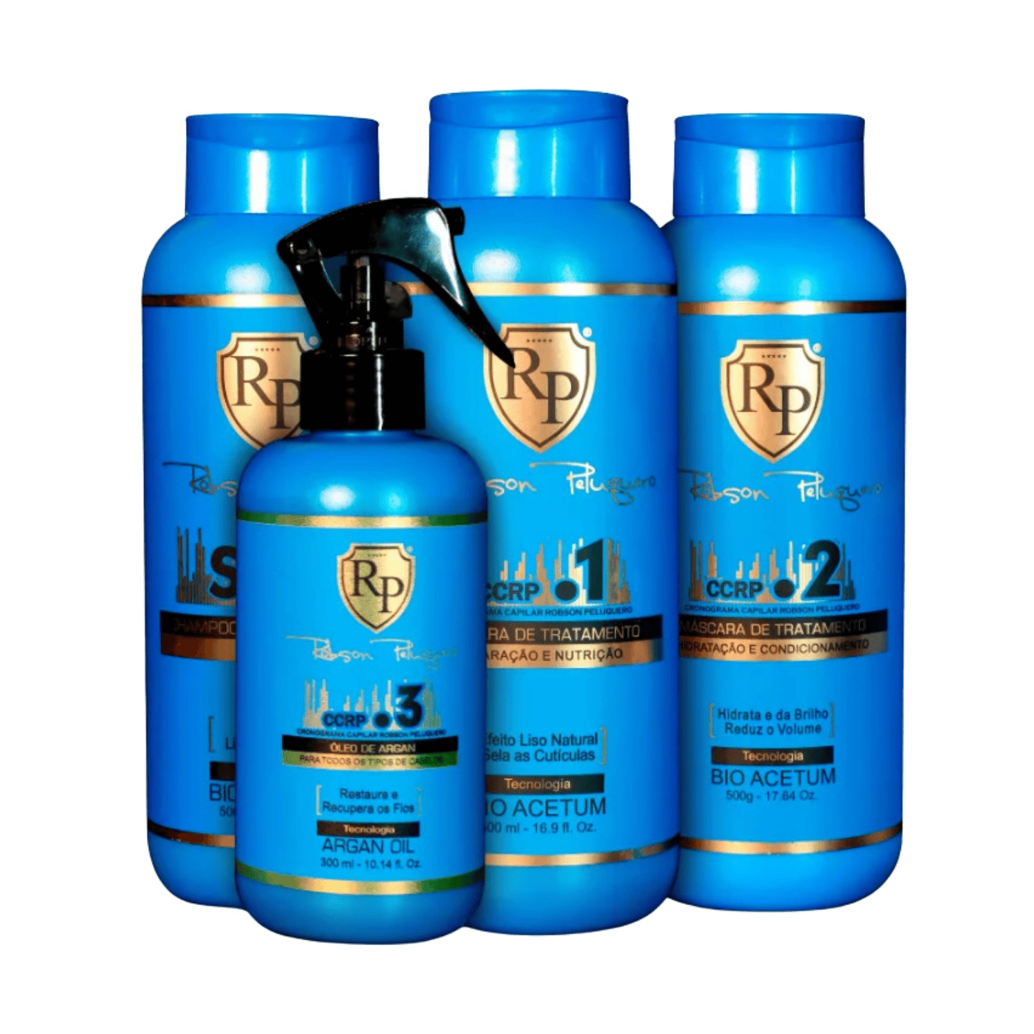 KIT CCRP ROBSON PELUQUERO 4 PASSOS (4X1)
