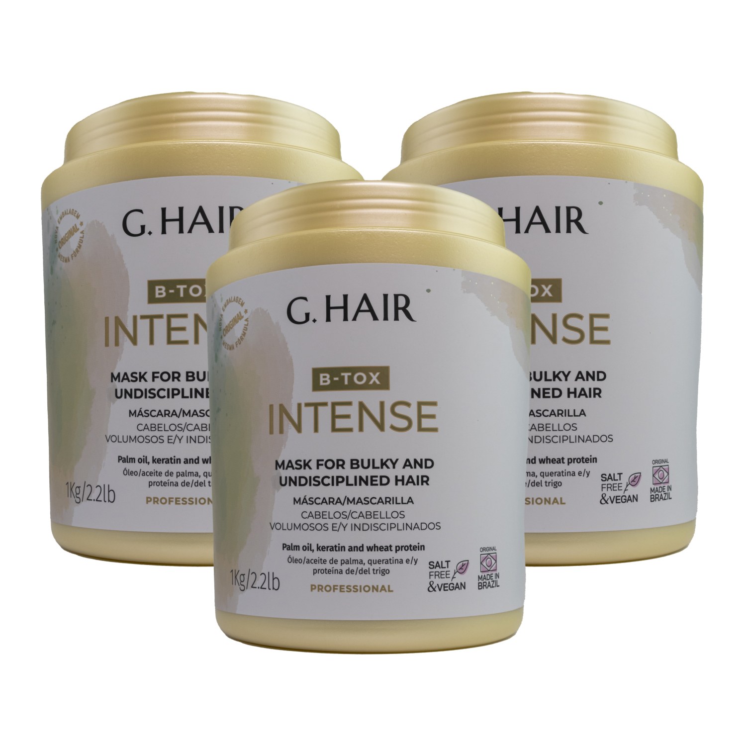 G.Hair BTX Intense Kit 3 Máscara 1kg