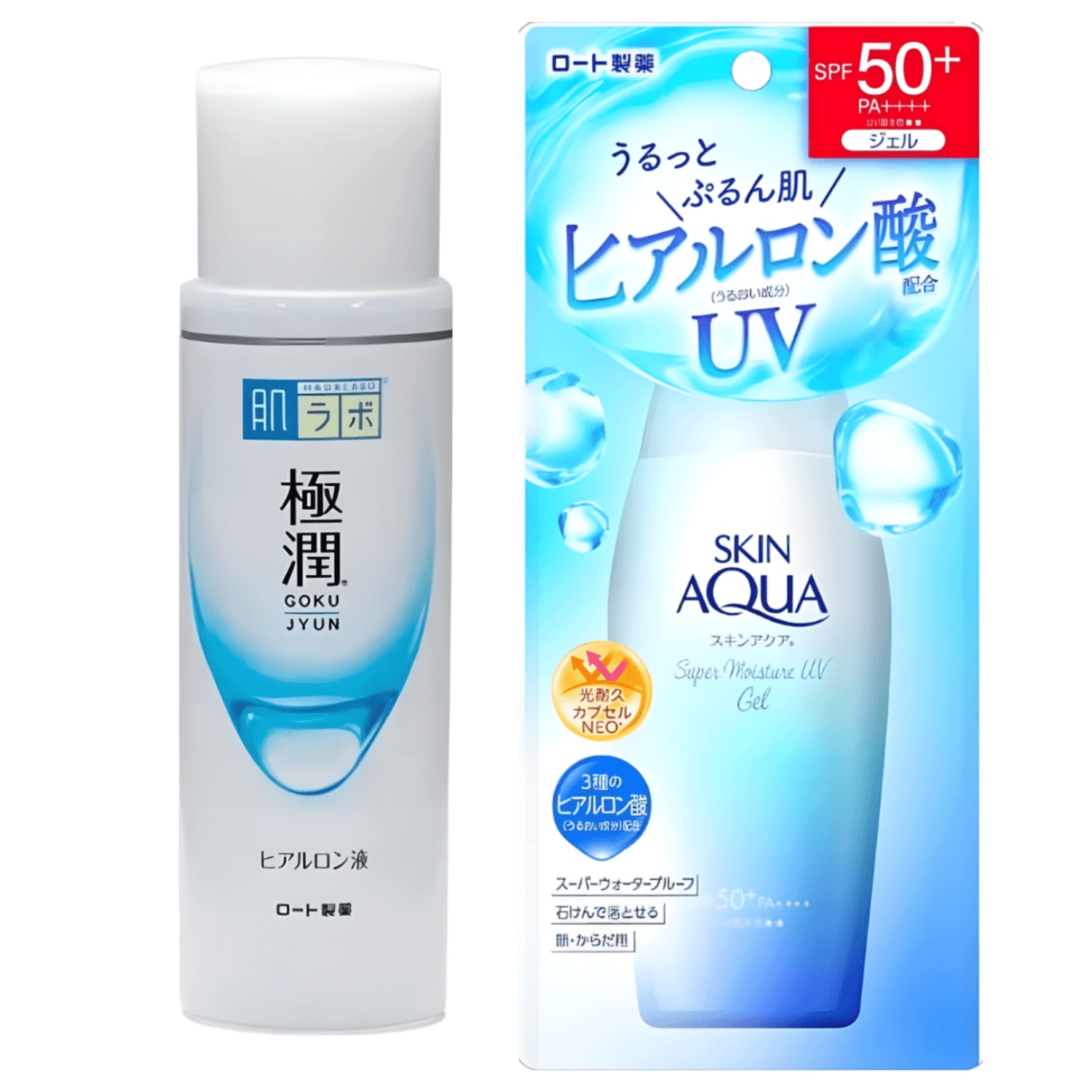Kit Protetor Moisture Gel Fps50 + Hada Labo Gokujyun Lotion