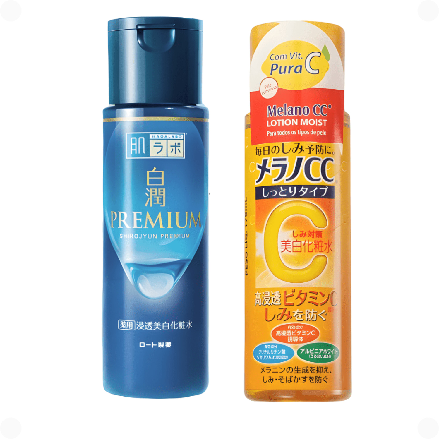 Kit Shirojyun Vitamina C - Premium Lotion + Melano CC Lotion