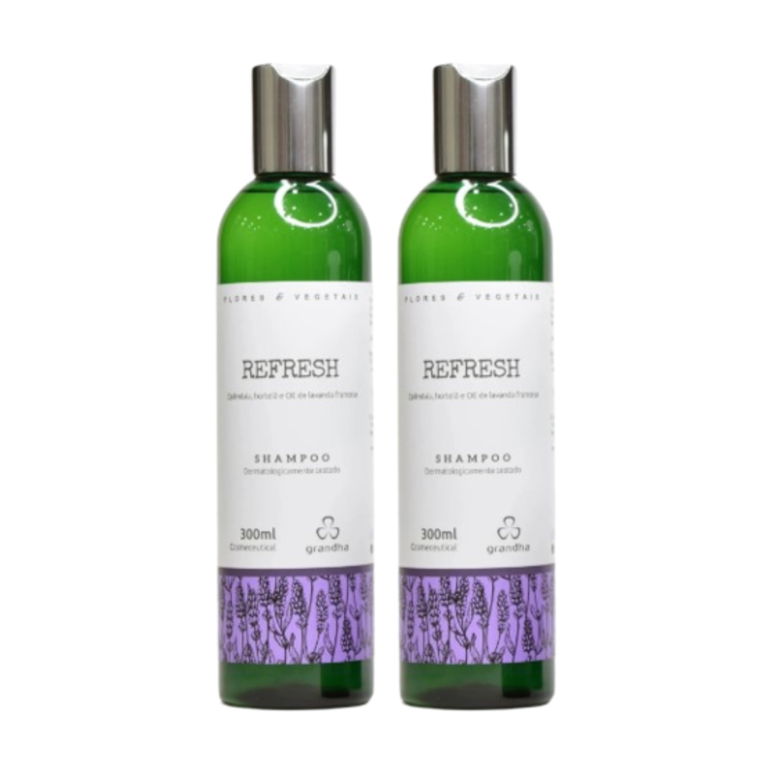 2 Shampoo para Cabelos Oleosos Refresh 300ml