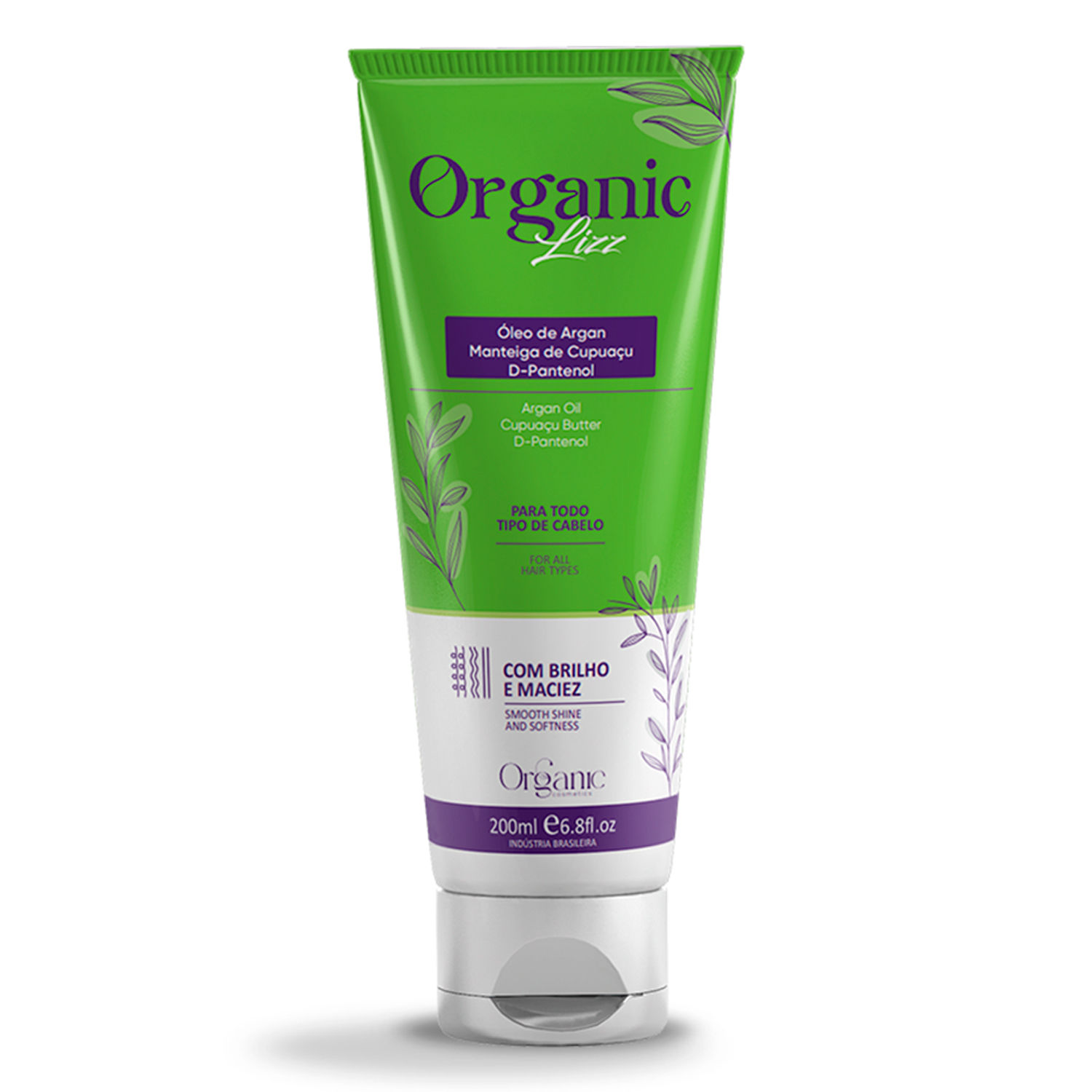 Organic Lizz Progressiva De Chuveiro Sem Formol 200ml