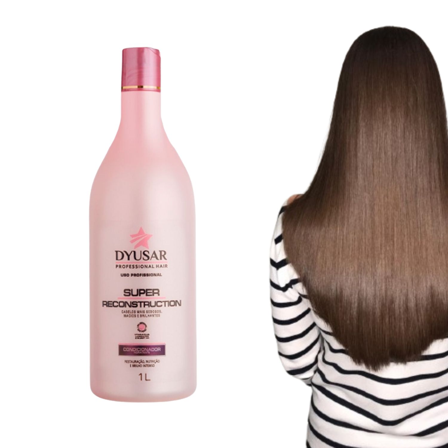 Condicionador de Reconstrucao Super Dyusar Cosmeticos 1 L