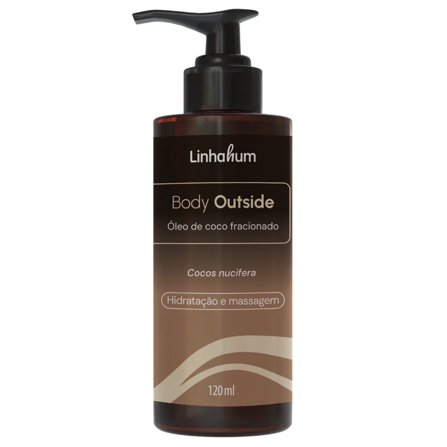 Linhahum Body Outside Óleo De Coco - Óleo Corporal 120ml