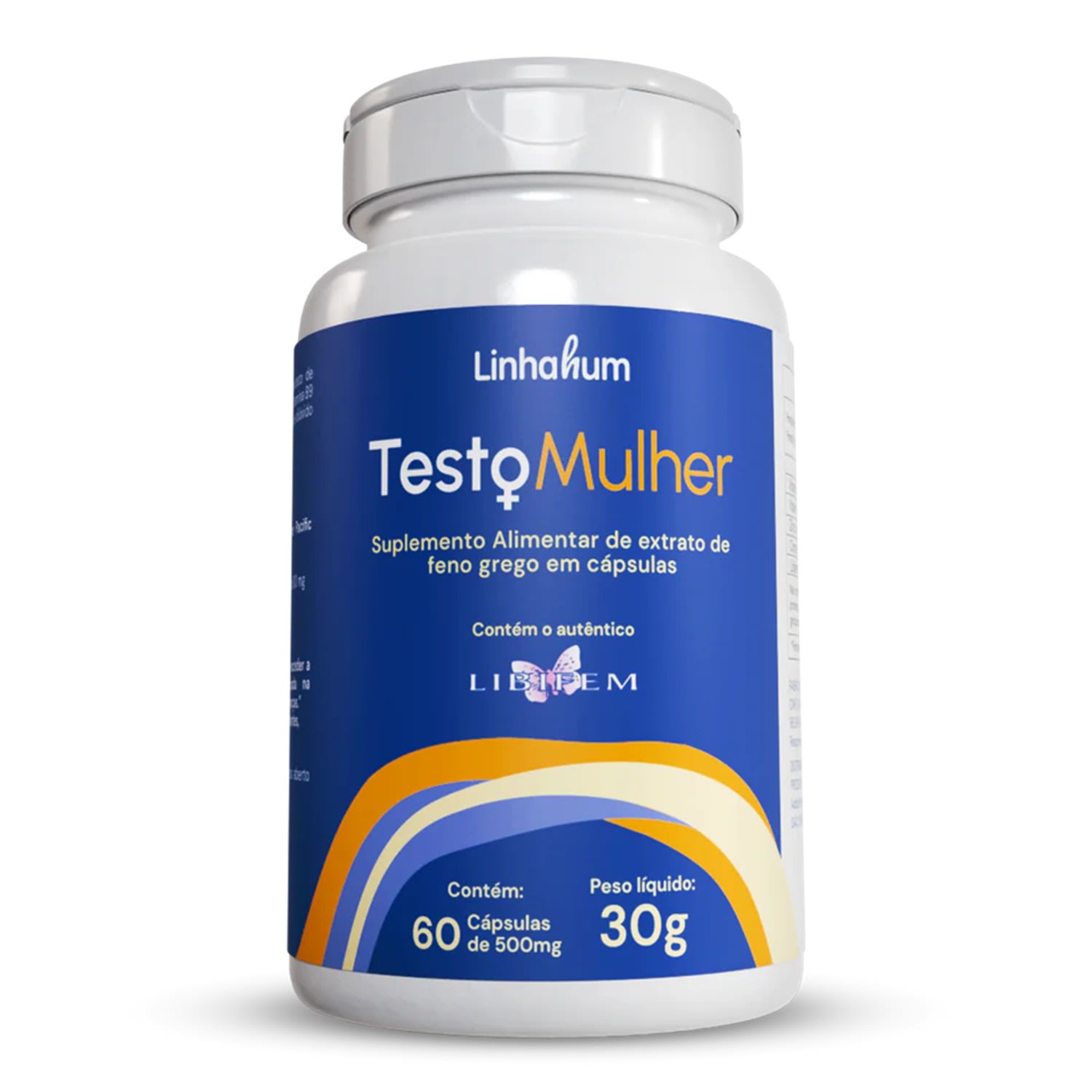 Linhahum TestoMulher - Suplemento Alimentar (60 Cápsulas)