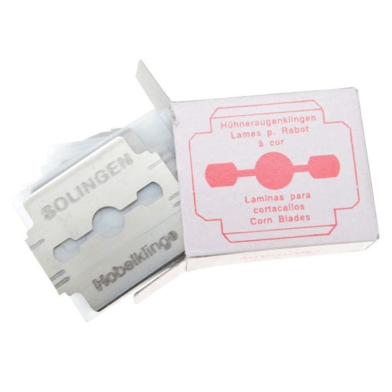Lamina p/ Cortador de Calosidade Edel Solingen c/ 10 Lâminas
